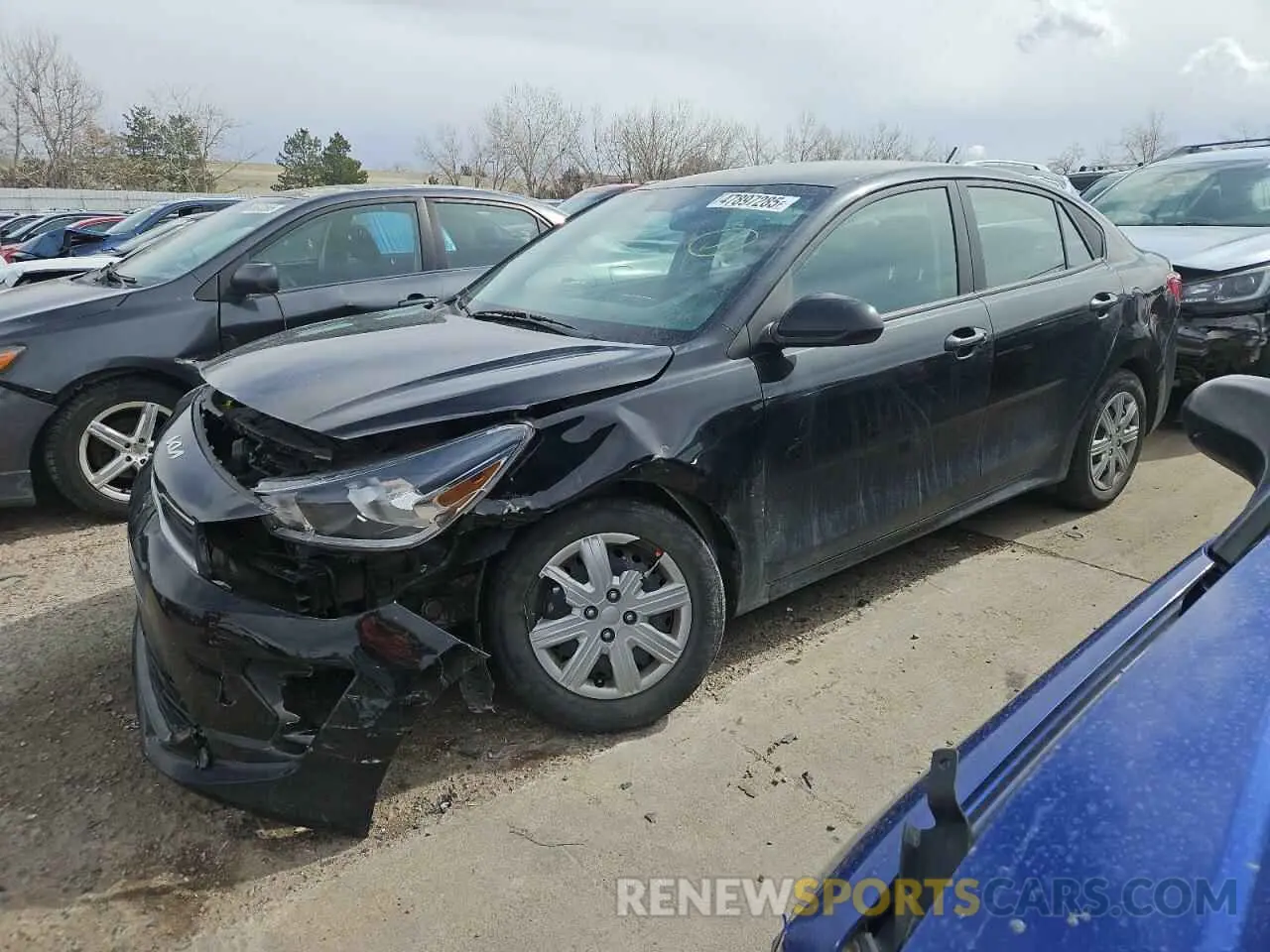 1 fotografías del automóvil dañado 3KPA24AD6NE445249 KIA RIO 2022