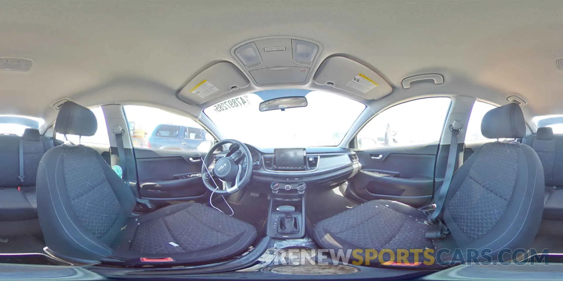 12 fotografías del automóvil dañado 3KPA24AD6NE445249 KIA RIO 2022