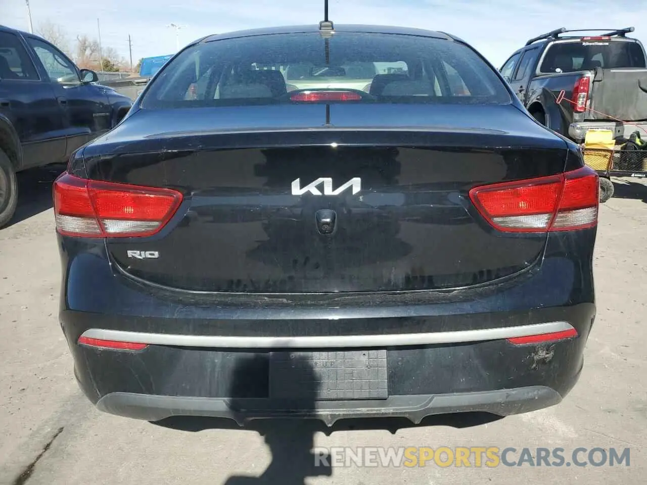 6 fotografías del automóvil dañado 3KPA24AD6NE445249 KIA RIO 2022