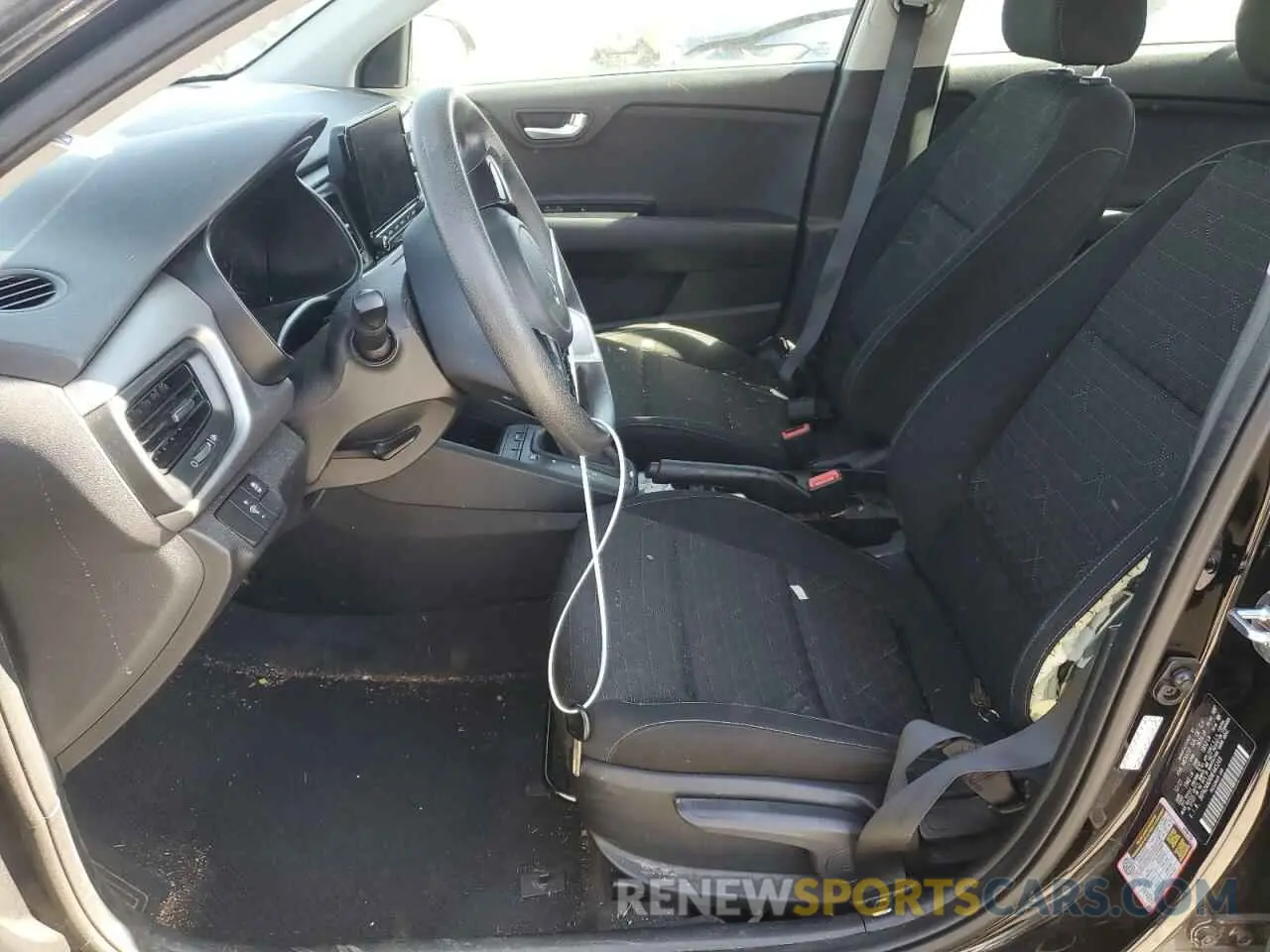 7 fotografías del automóvil dañado 3KPA24AD6NE445249 KIA RIO 2022