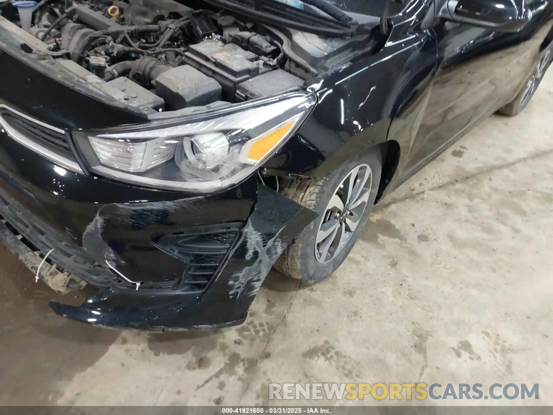 6 fotografías del automóvil dañado 3KPA24AD6NE454842 KIA RIO 2022