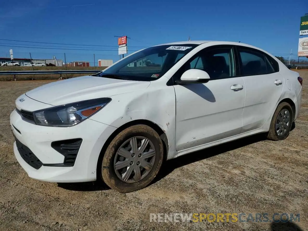 1 fotografías del automóvil dañado 3KPA24AD6NE476064 KIA RIO 2022