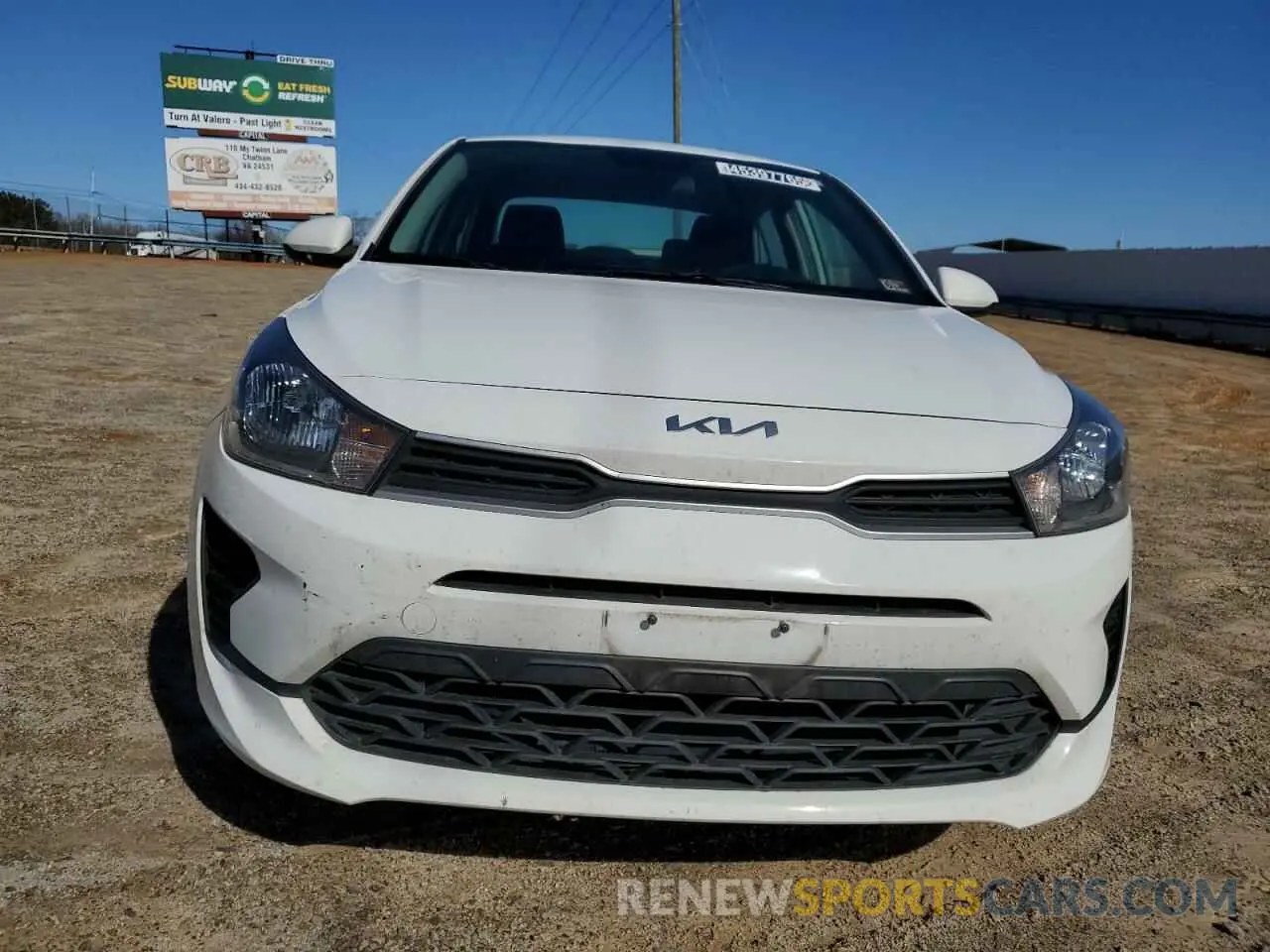 5 fotografías del automóvil dañado 3KPA24AD6NE476064 KIA RIO 2022