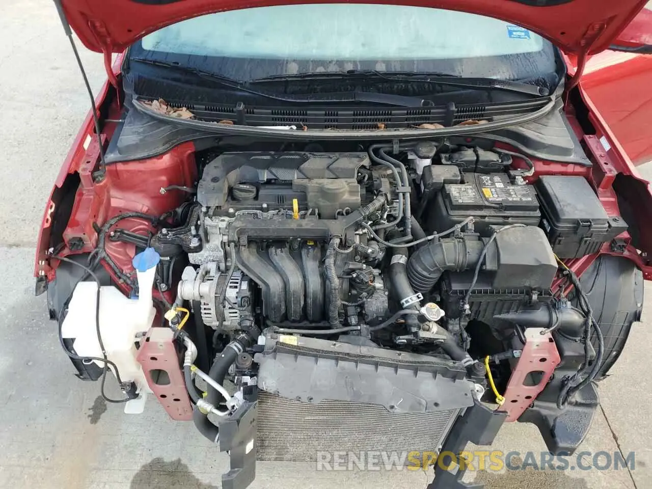 11 fotografías del automóvil dañado 3KPA24AD7NE439511 KIA RIO 2022