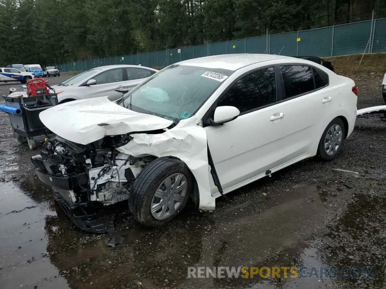 1 fotografías del automóvil dañado 3KPA24AD7NE448158 KIA RIO 2022