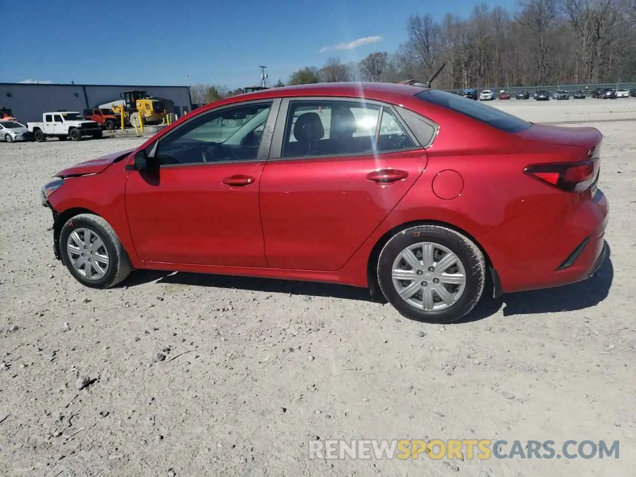 2 fotografías del automóvil dañado 3KPA24AD7NE474758 KIA RIO 2022