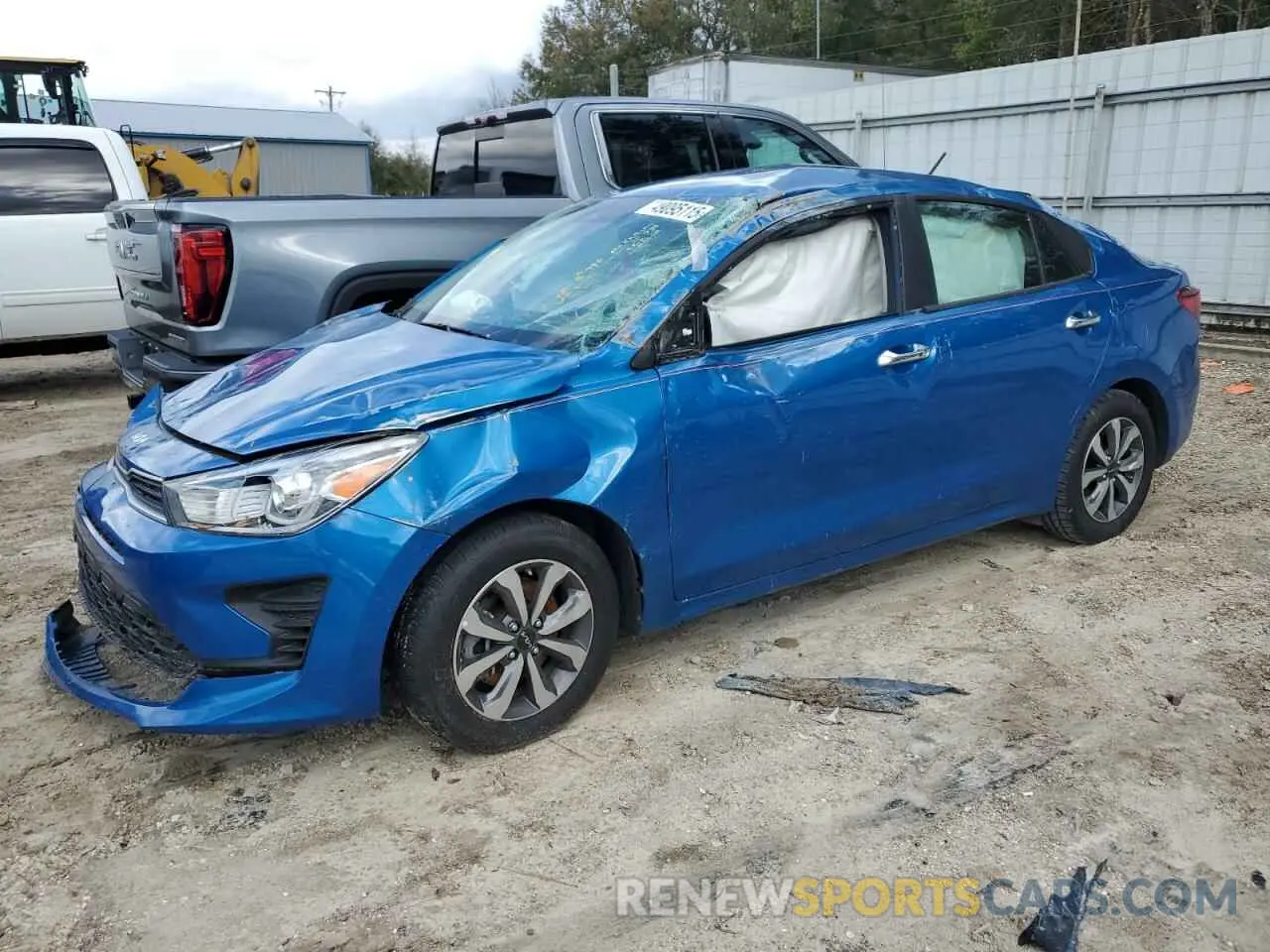 1 fotografías del automóvil dañado 3KPA24AD7NE481564 KIA RIO 2022