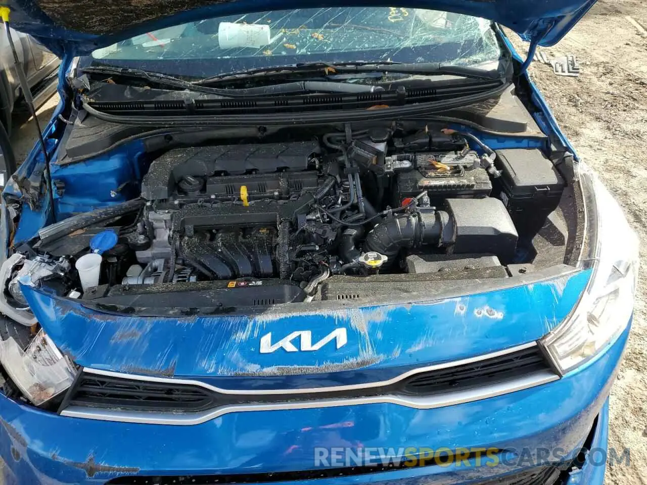 12 fotografías del automóvil dañado 3KPA24AD7NE481564 KIA RIO 2022