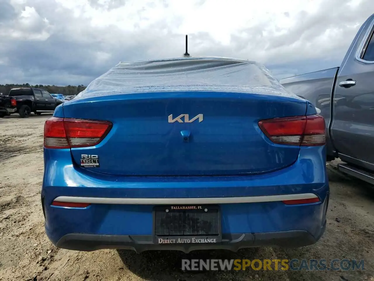 6 fotografías del automóvil dañado 3KPA24AD7NE481564 KIA RIO 2022
