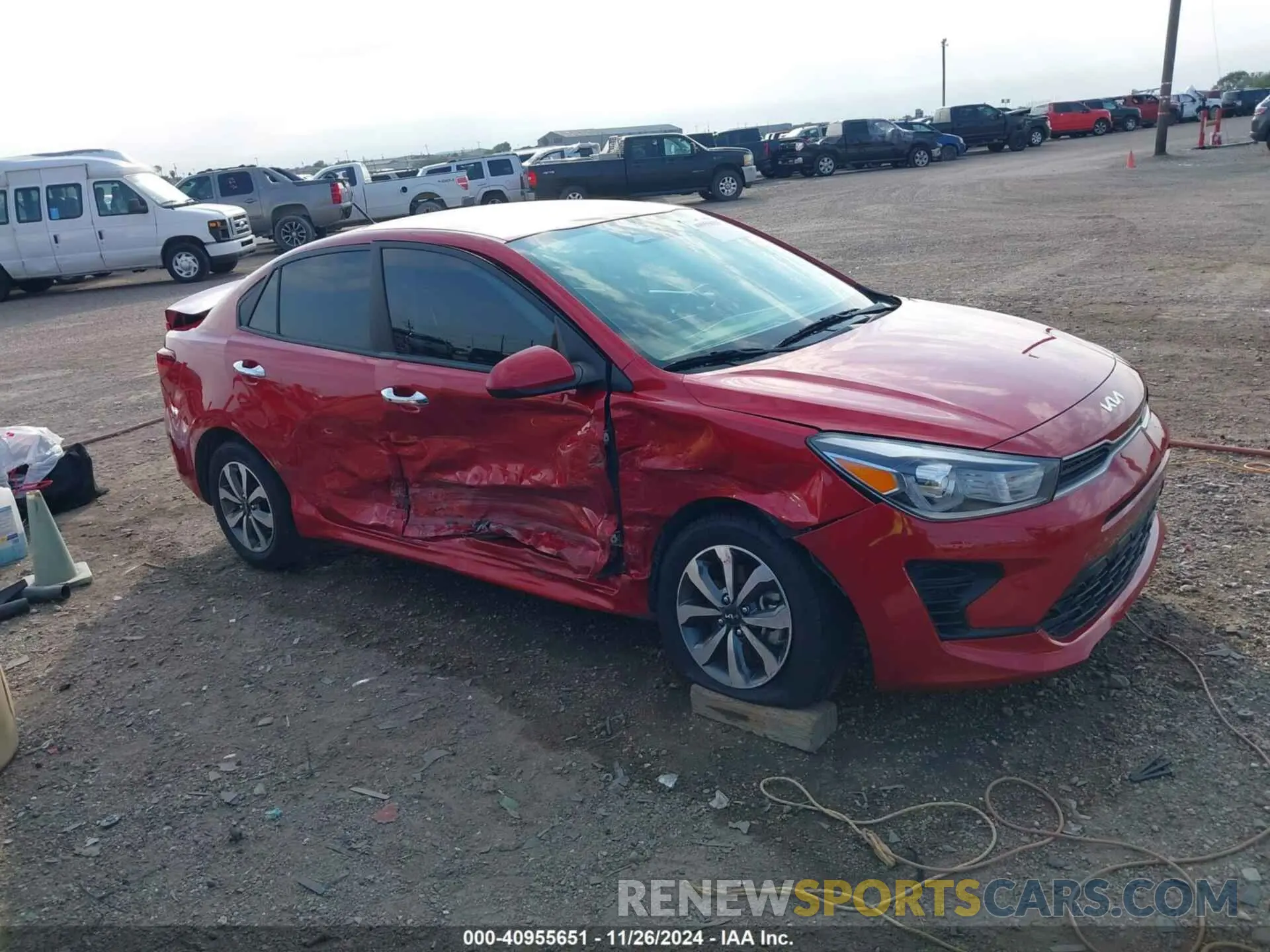 1 fotografías del automóvil dañado 3KPA24AD7NE483413 KIA RIO 2022
