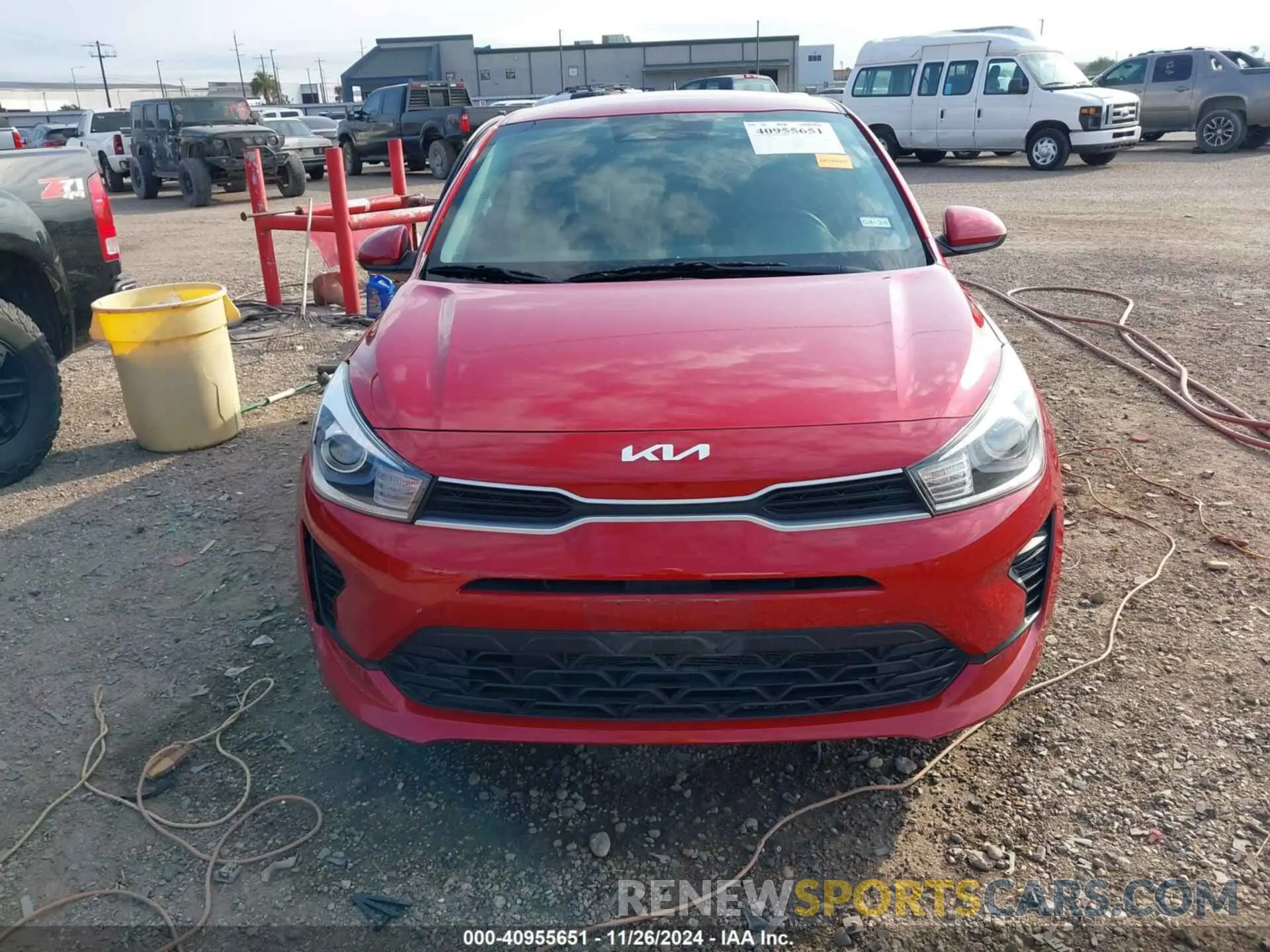 11 fotografías del automóvil dañado 3KPA24AD7NE483413 KIA RIO 2022
