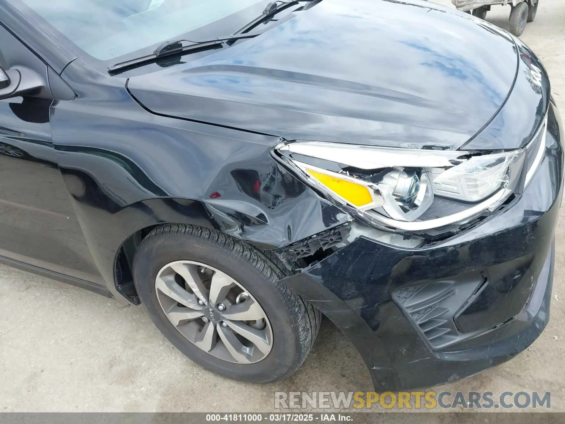 17 fotografías del automóvil dañado 3KPA24AD8NE453885 KIA RIO 2022