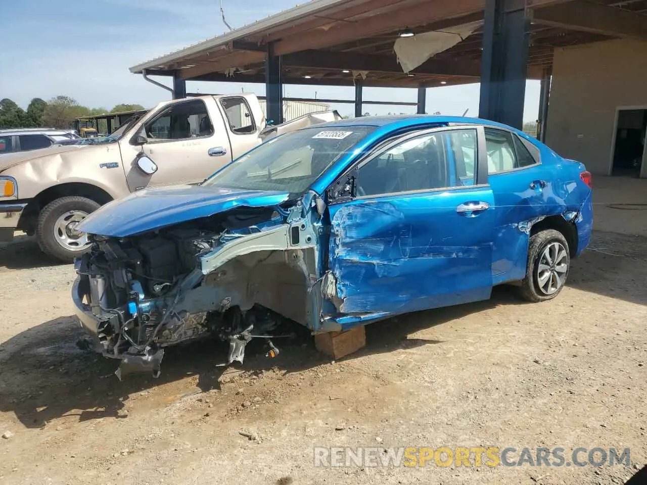 1 fotografías del automóvil dañado 3KPA24AD8NE469634 KIA RIO 2022