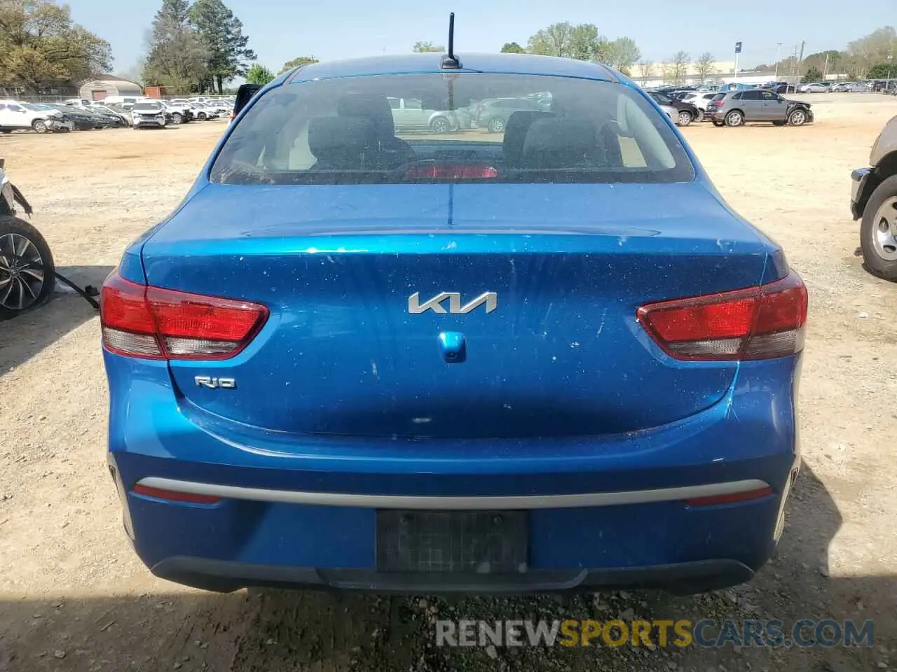 6 fotografías del automóvil dañado 3KPA24AD8NE469634 KIA RIO 2022