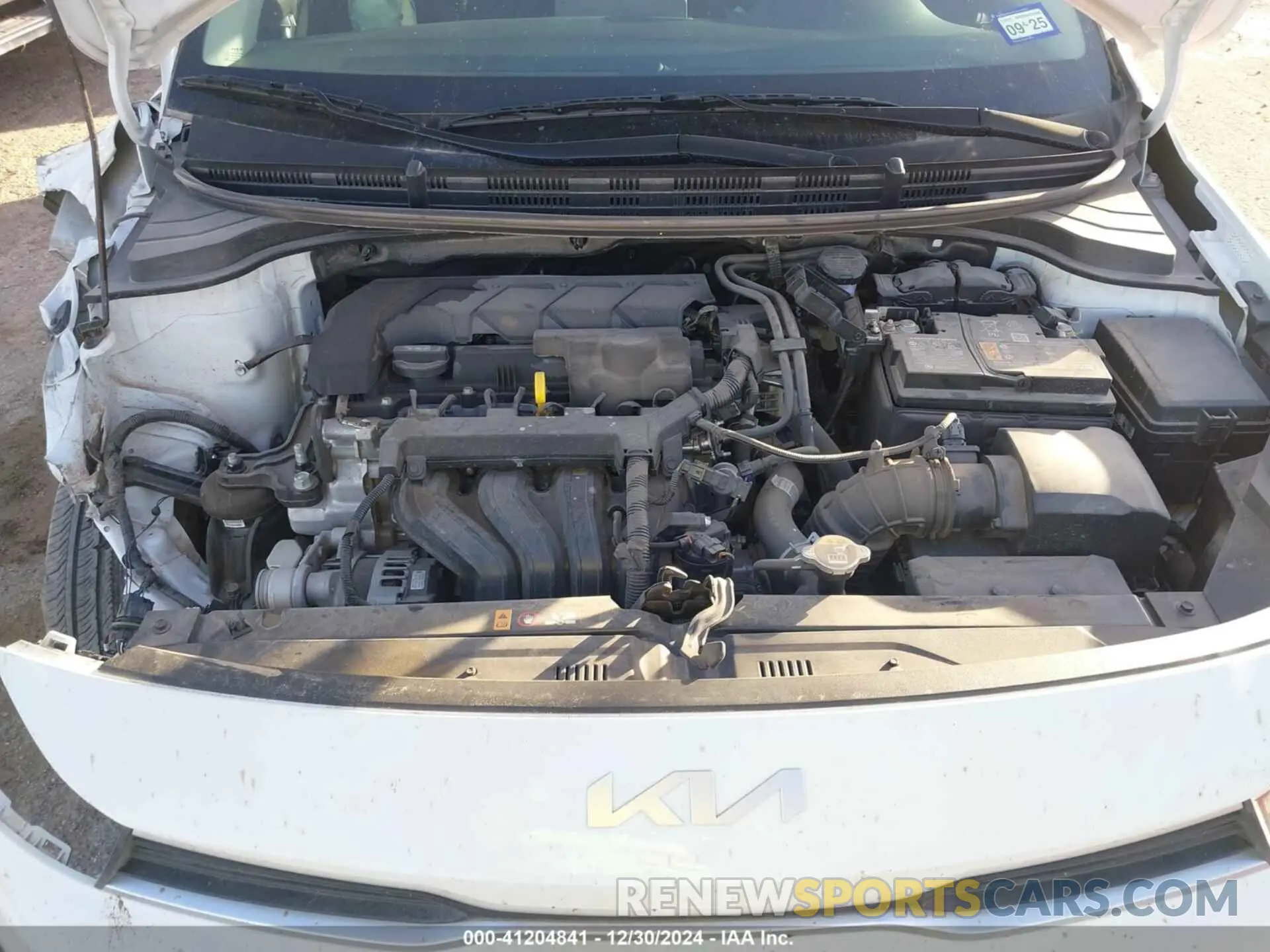 10 fotografías del automóvil dañado 3KPA24AD8NE496381 KIA RIO 2022