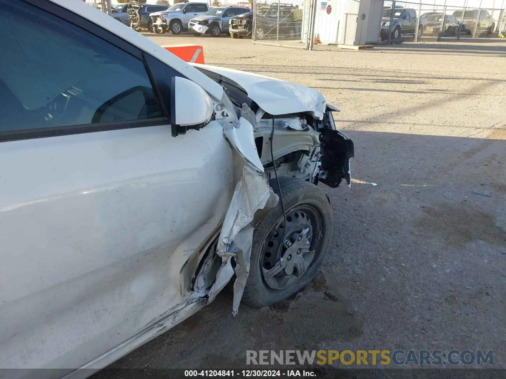 6 fotografías del automóvil dañado 3KPA24AD8NE496381 KIA RIO 2022