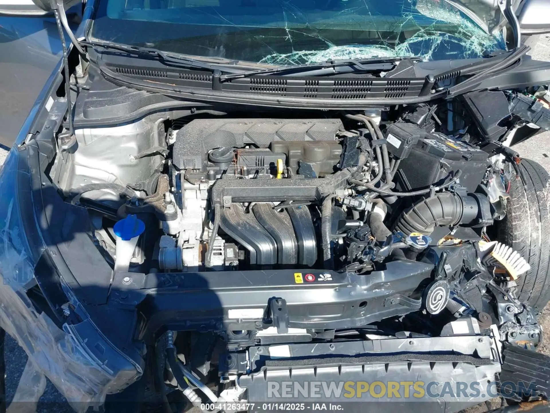 10 fotografías del automóvil dañado 3KPA24AD9NE464104 KIA RIO 2022