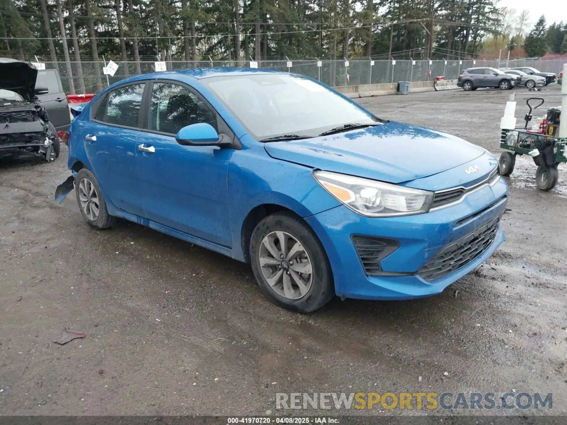 1 fotografías del automóvil dañado 3KPA24AD9NE508022 KIA RIO 2022