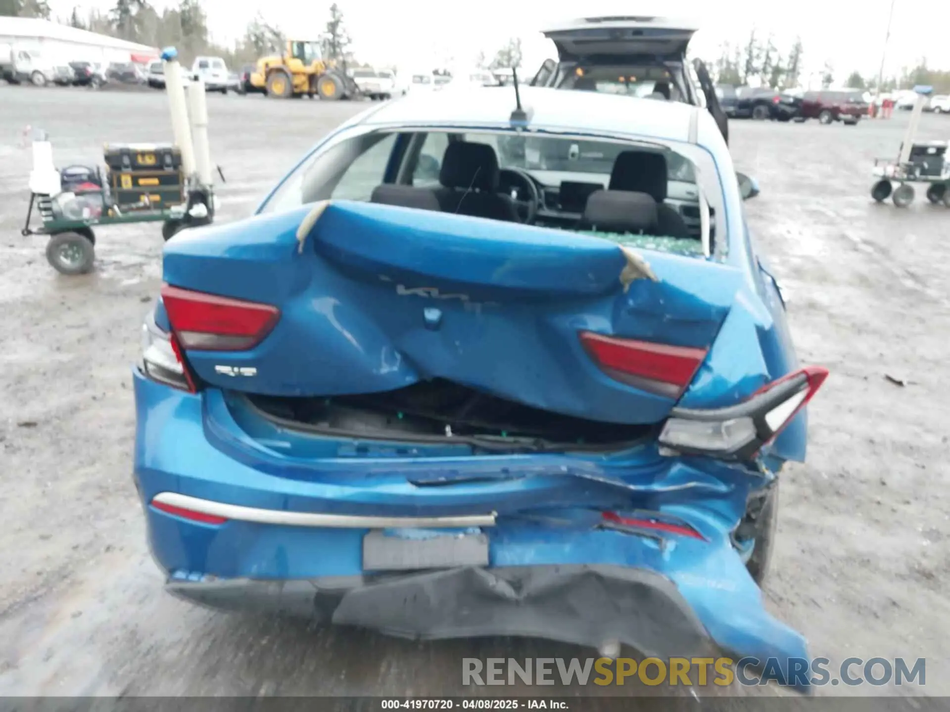 6 fotografías del automóvil dañado 3KPA24AD9NE508022 KIA RIO 2022
