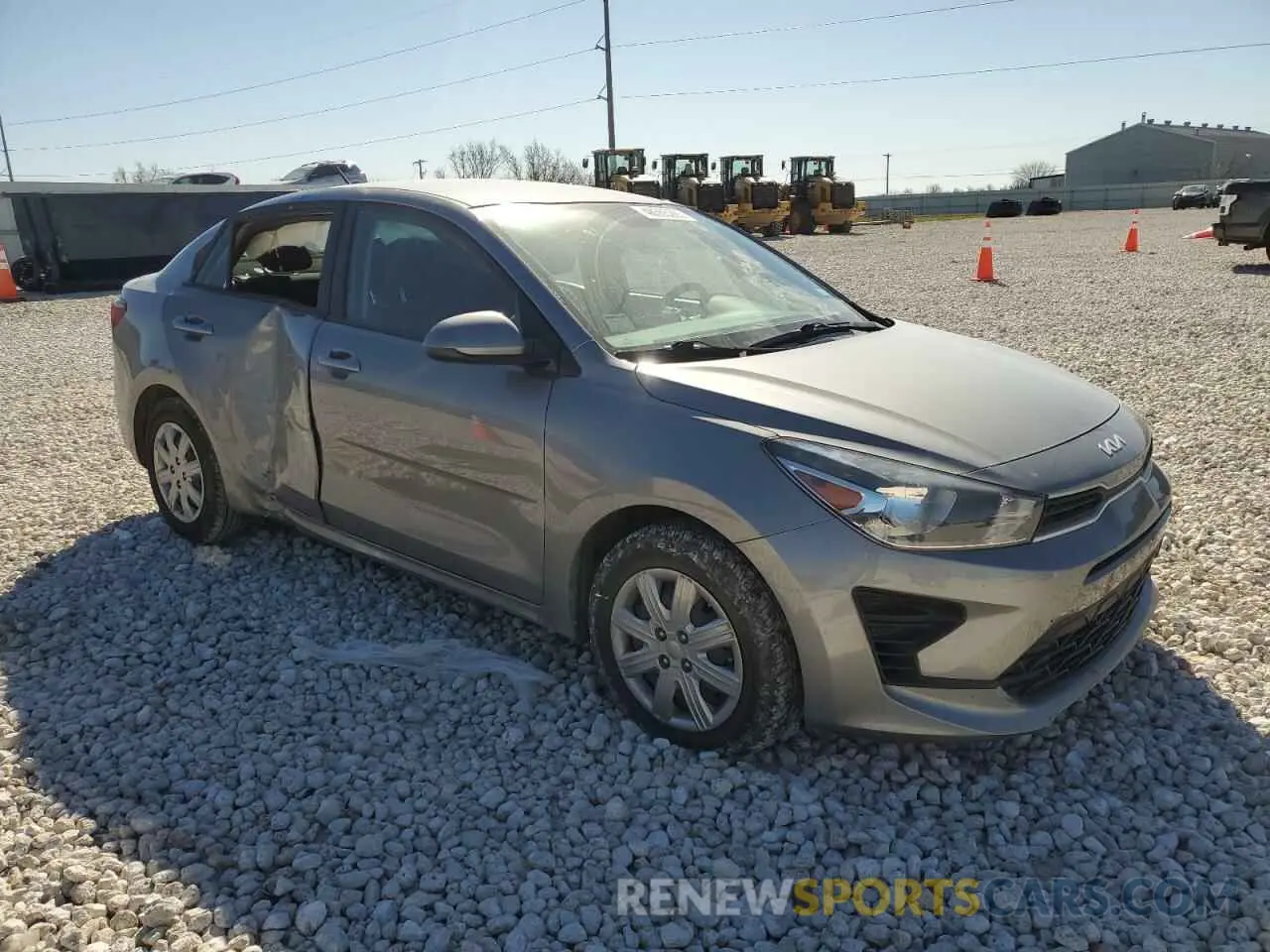 4 fotografías del automóvil dañado 3KPA24ADXNE477511 KIA RIO 2022
