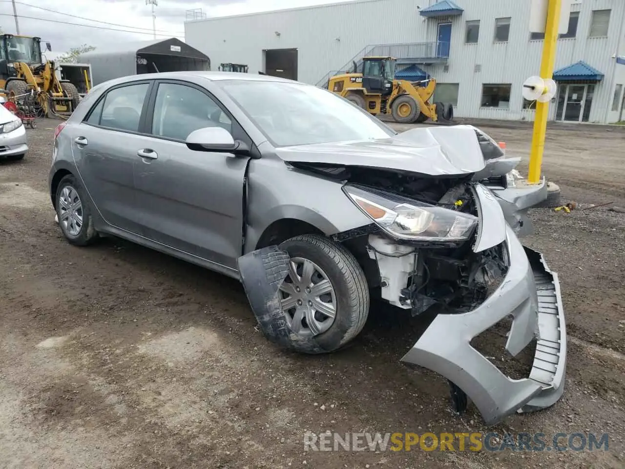 4 fotografías del automóvil dañado 3KPA25AD2NE464225 KIA RIO 2022
