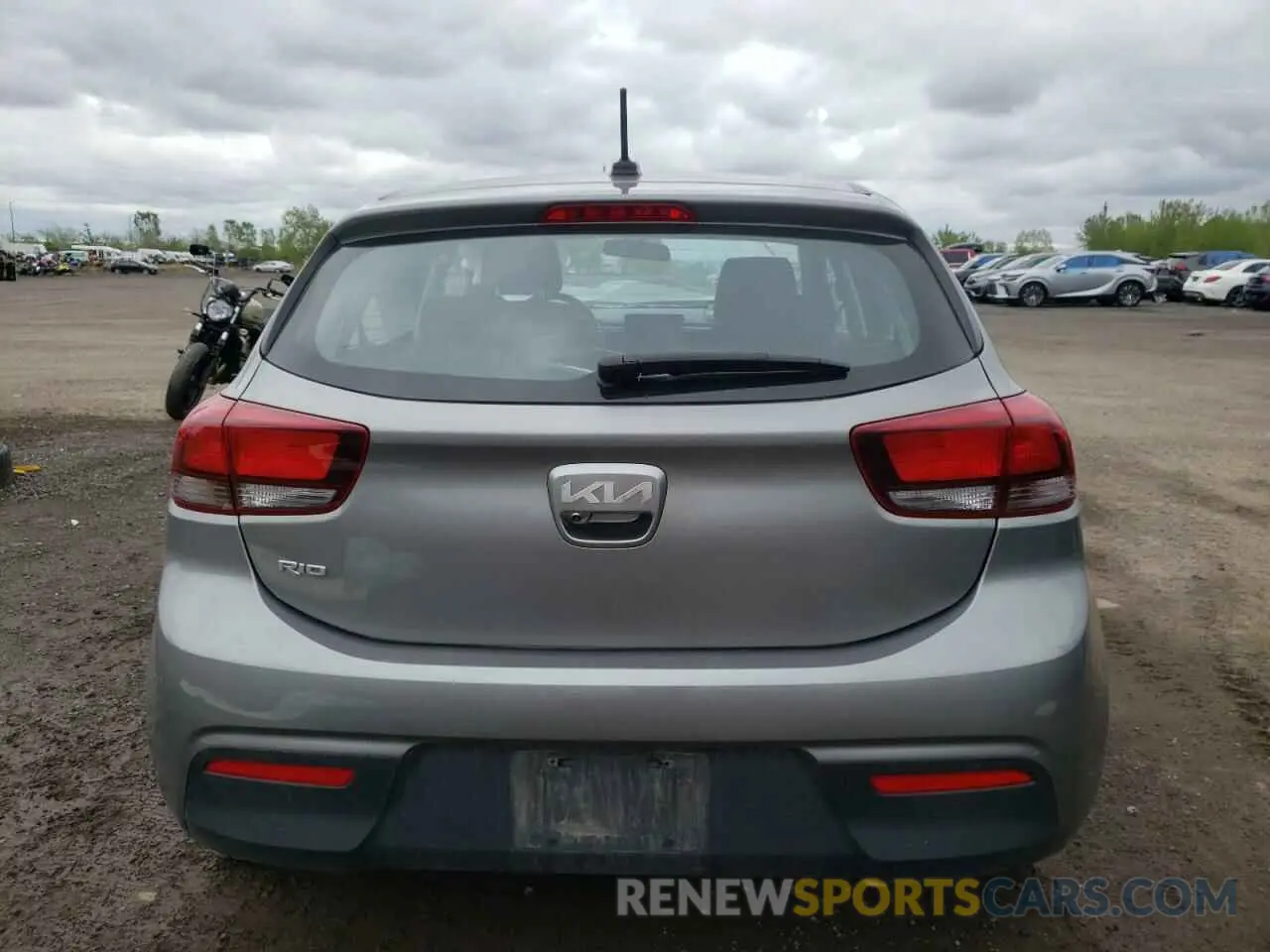 6 fotografías del automóvil dañado 3KPA25AD2NE464225 KIA RIO 2022