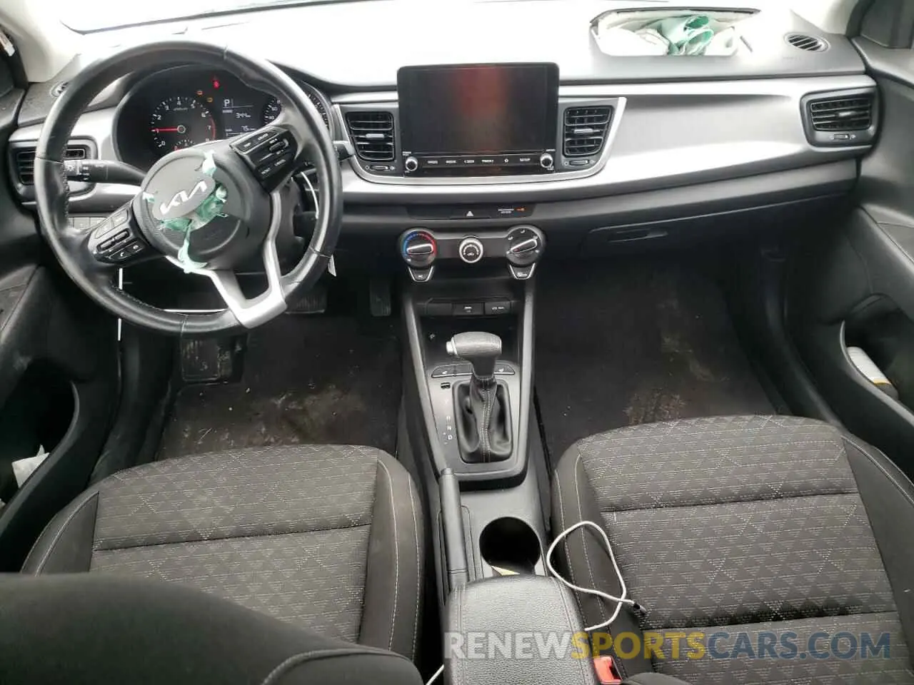 8 fotografías del automóvil dañado 3KPA25AD2NE464225 KIA RIO 2022