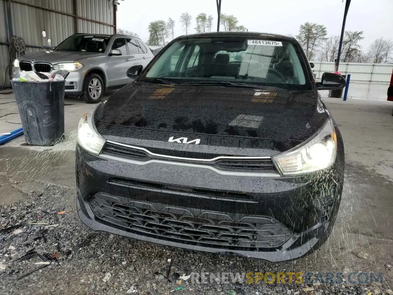 5 fotografías del automóvil dañado 3KPA25AD4NE443585 KIA RIO 2022
