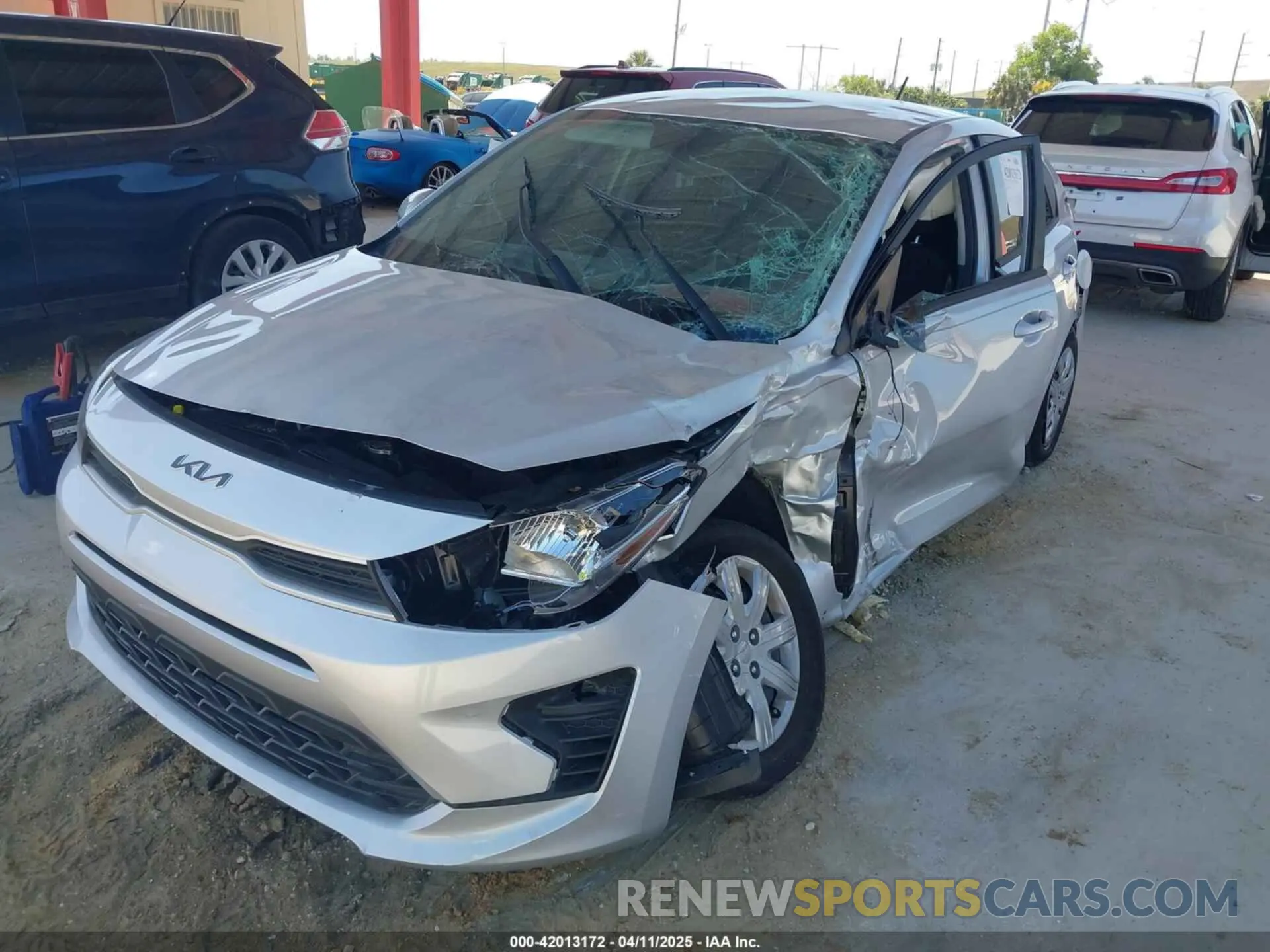 6 fotografías del automóvil dañado 3KPA24AD0PE521437 KIA RIO 2023