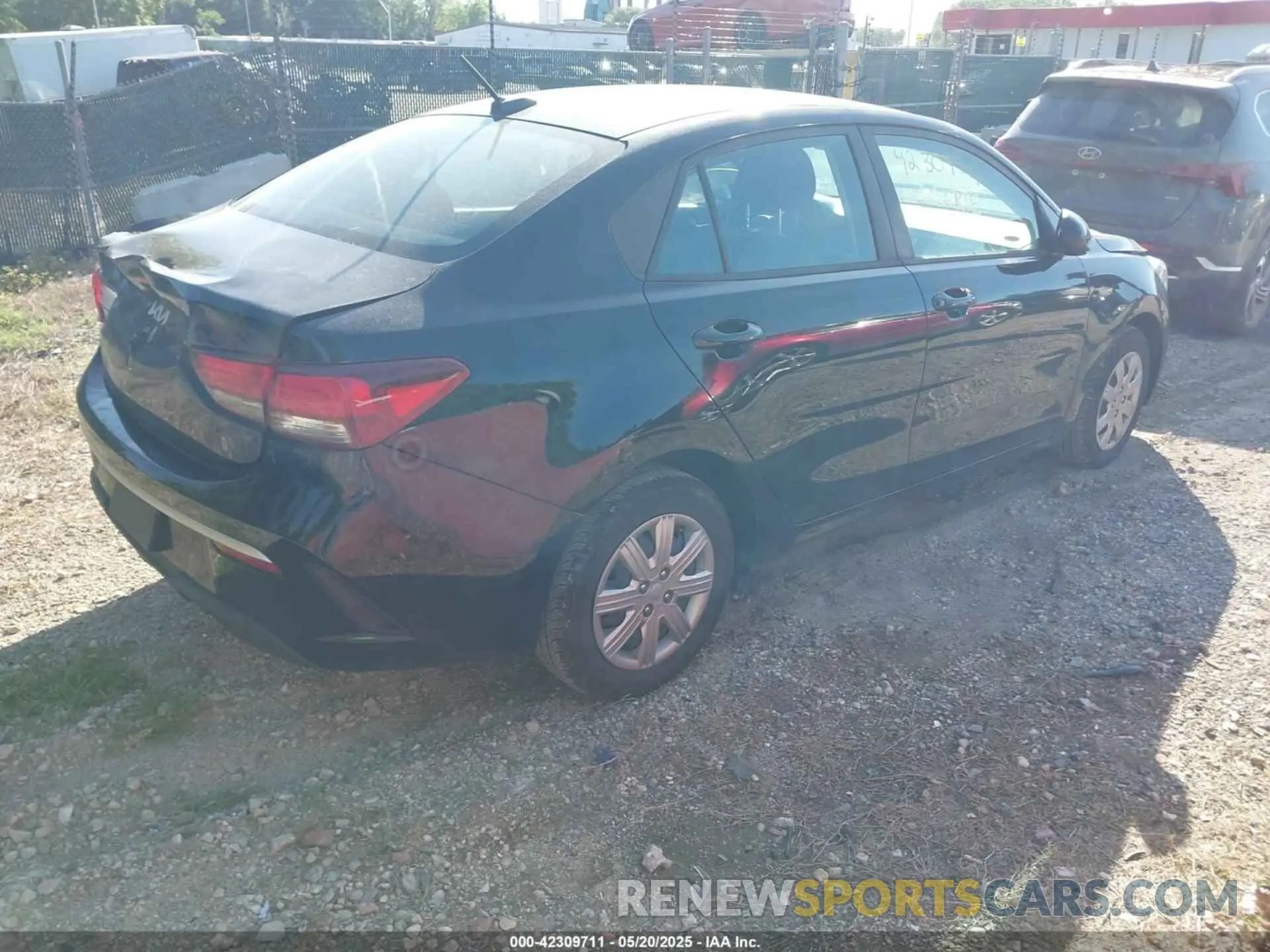 4 fotografías del automóvil dañado 3KPA24AD0PE594565 KIA RIO 2023