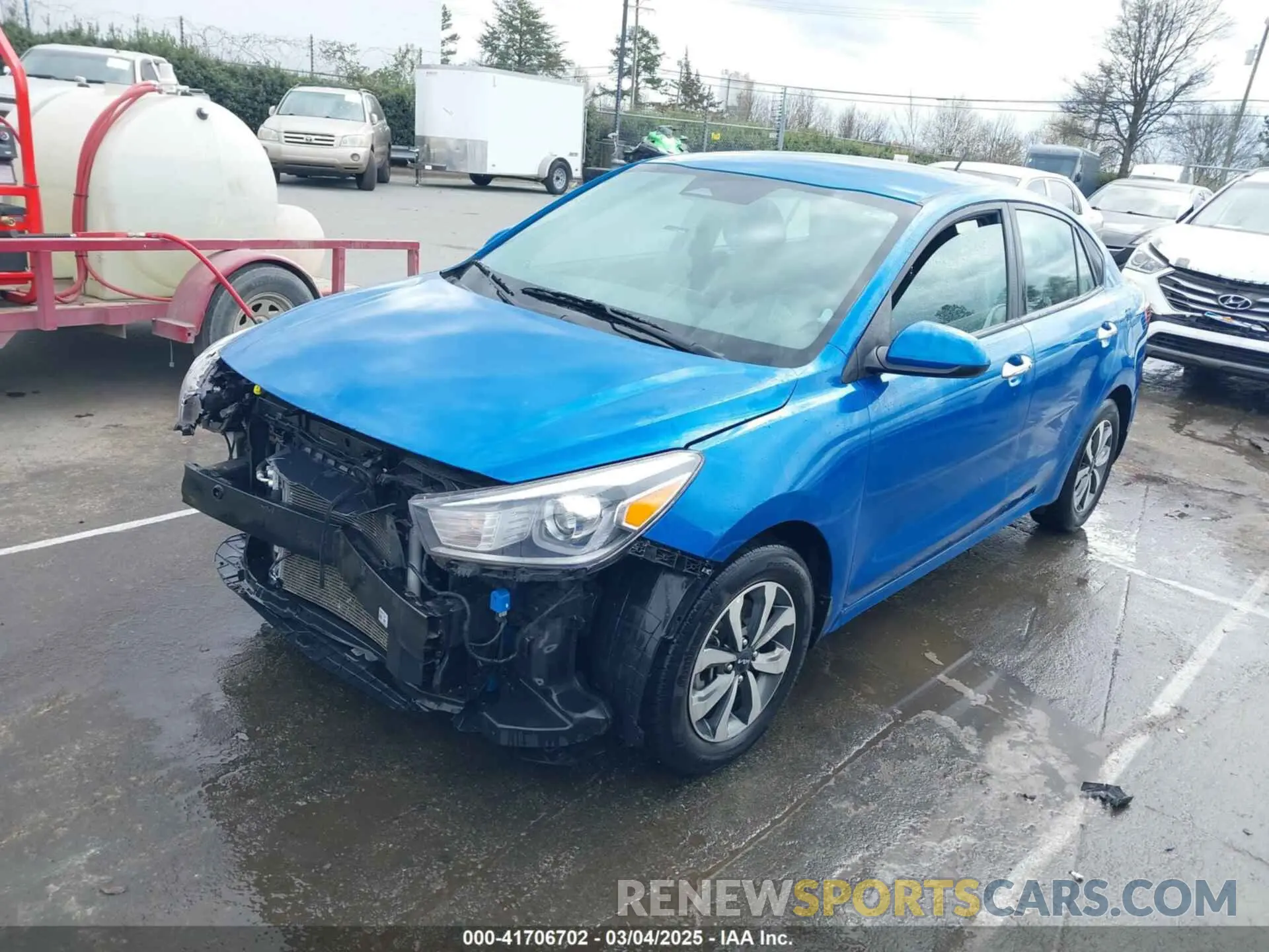 2 fotografías del automóvil dañado 3KPA24AD0PE594744 KIA RIO 2023