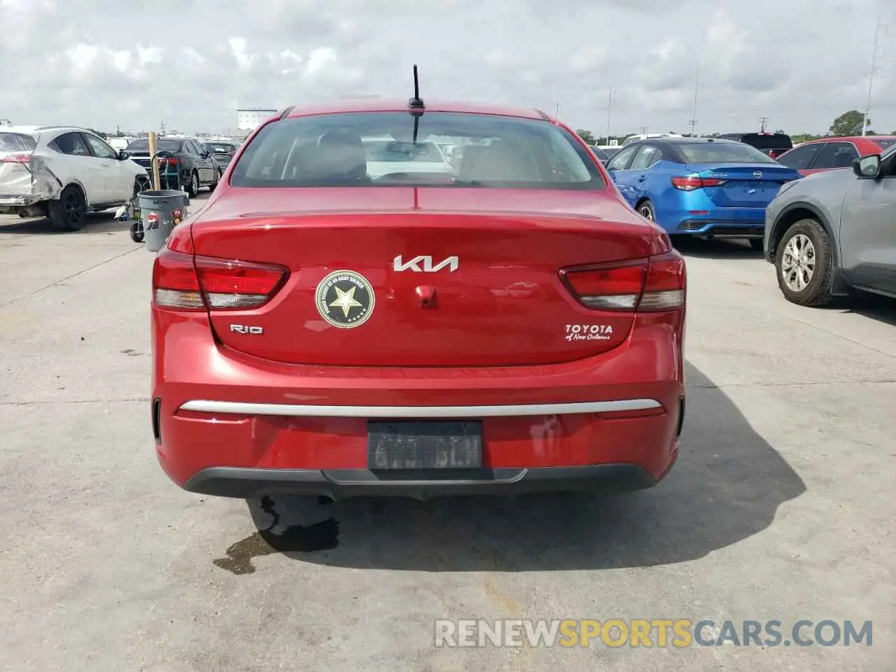 6 fotografías del automóvil dañado 3KPA24AD0PE604236 KIA RIO 2023