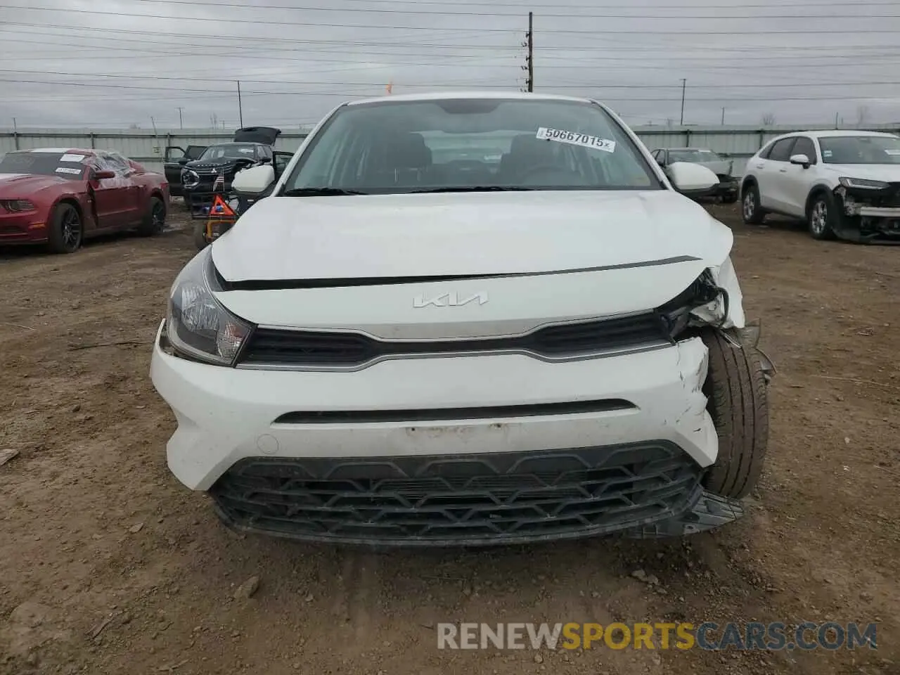 5 fotografías del automóvil dañado 3KPA24AD1PE524072 KIA RIO 2023