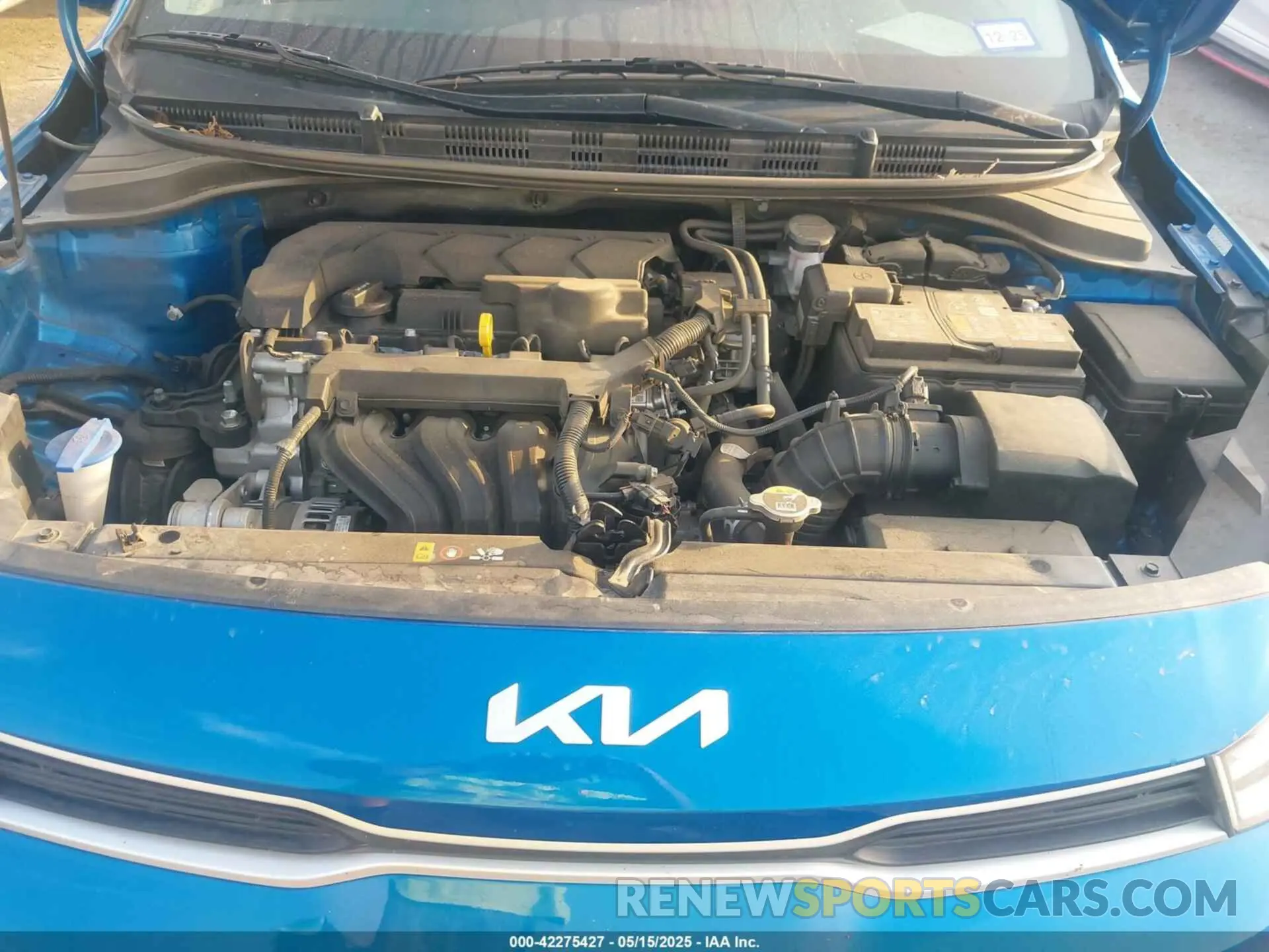 10 fotografías del automóvil dañado 3KPA24AD1PE541860 KIA RIO 2023