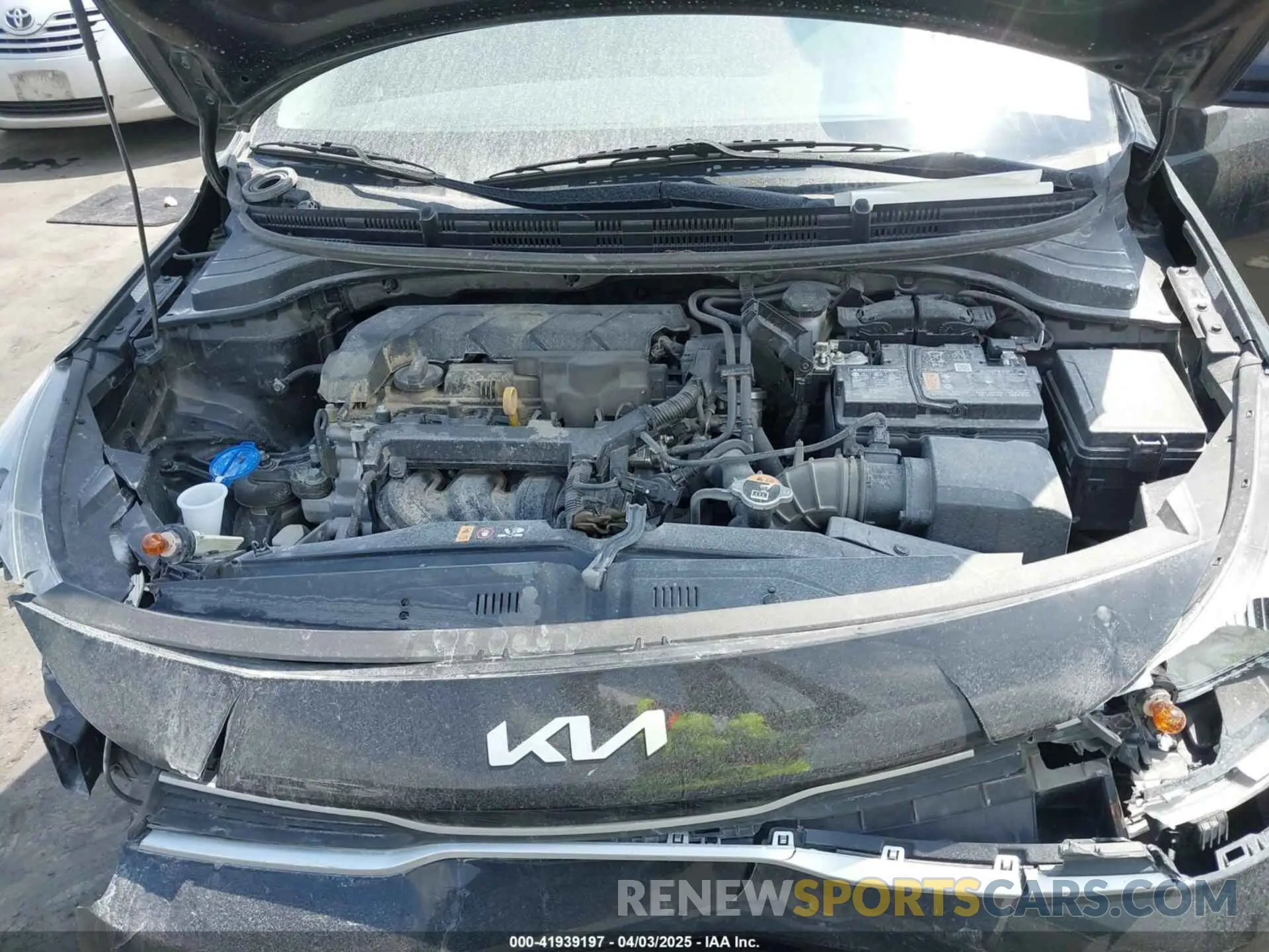 10 fotografías del automóvil dañado 3KPA24AD1PE545813 KIA RIO 2023