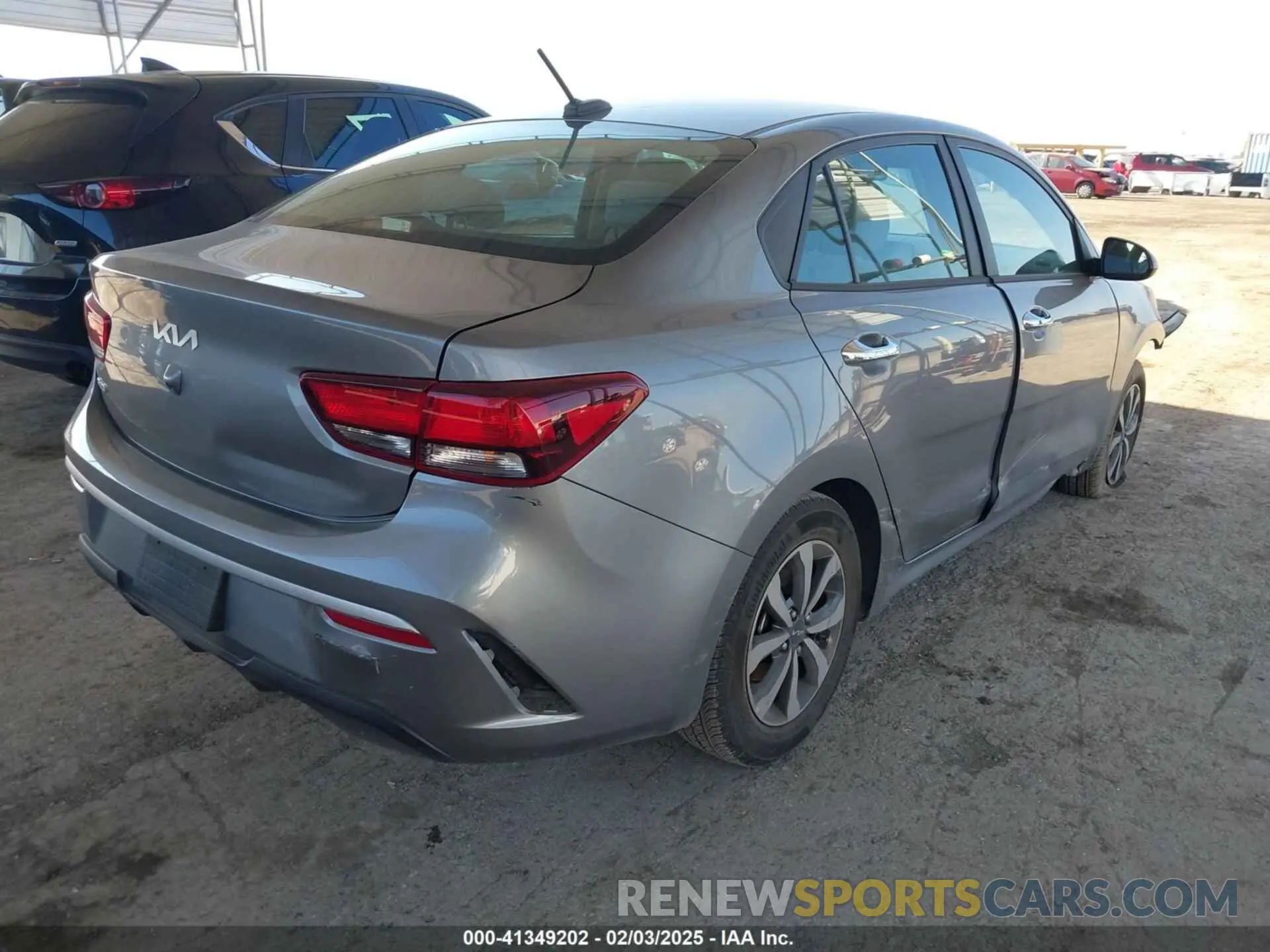 4 fotografías del automóvil dañado 3KPA24AD1PE579816 KIA RIO 2023