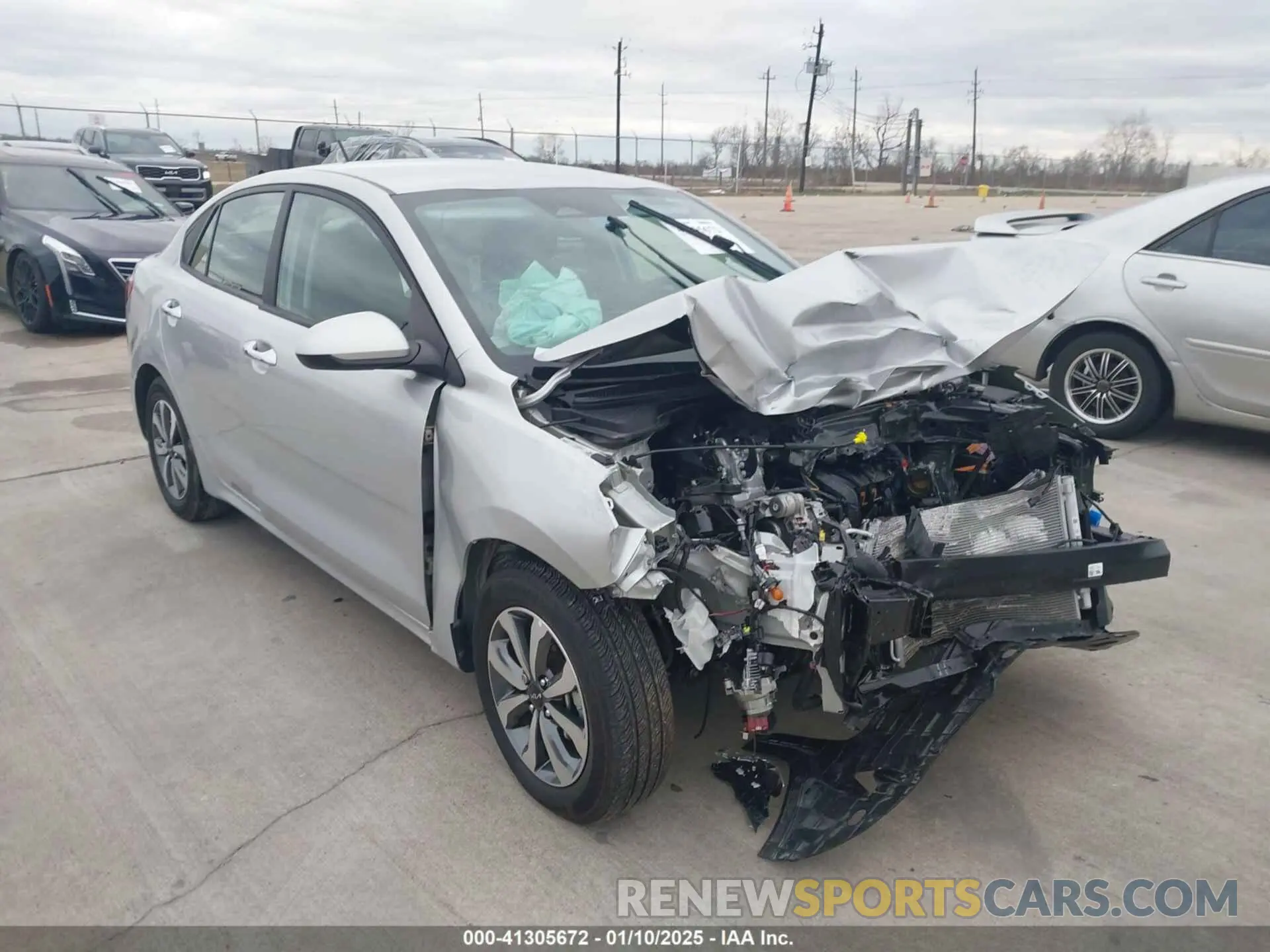 1 fotografías del automóvil dañado 3KPA24AD1PE584224 KIA RIO 2023