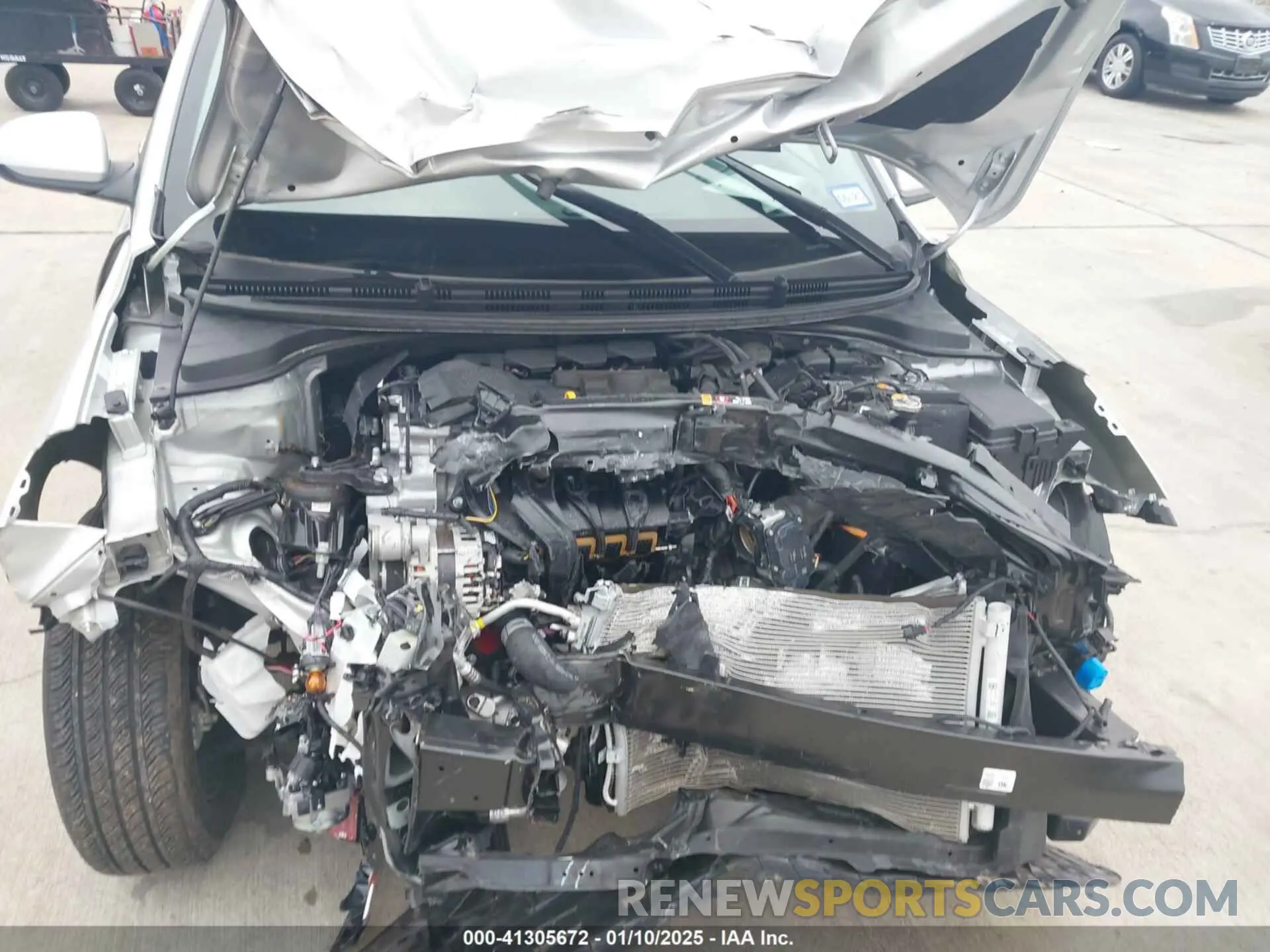 10 fotografías del automóvil dañado 3KPA24AD1PE584224 KIA RIO 2023