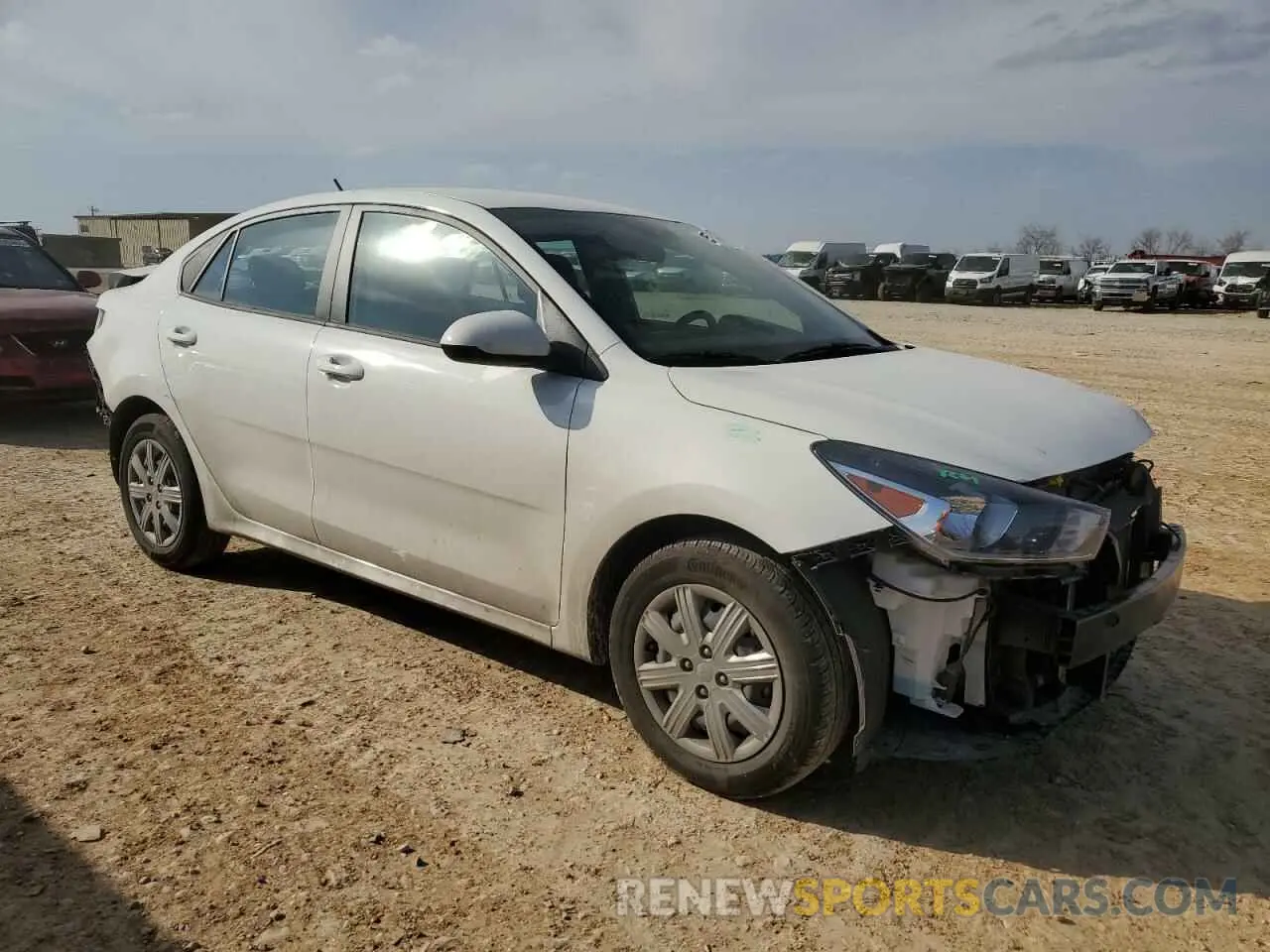 4 fotografías del automóvil dañado 3KPA24AD1PE615715 KIA RIO 2023