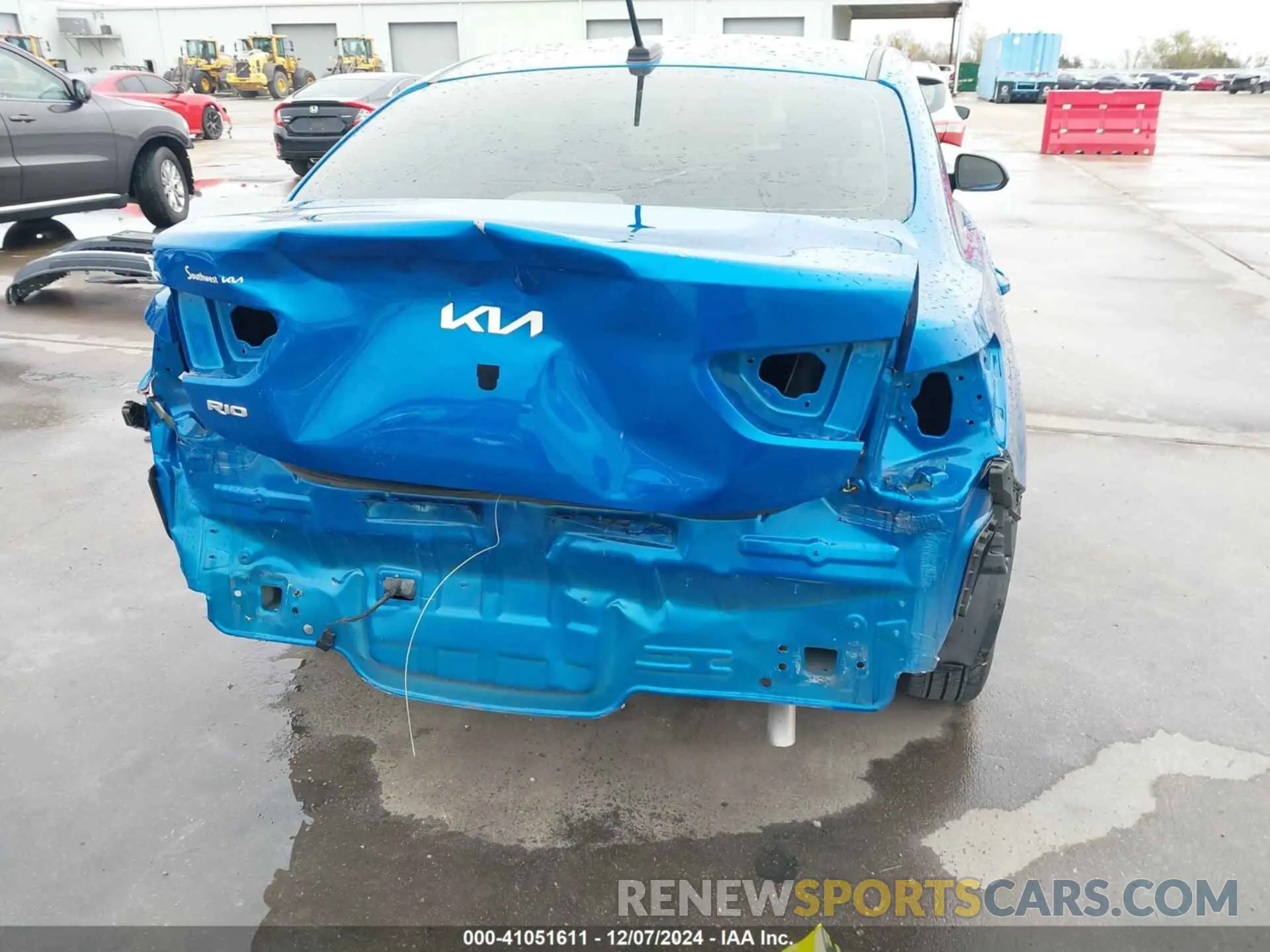 6 fotografías del automóvil dañado 3KPA24AD1PE628867 KIA RIO 2023