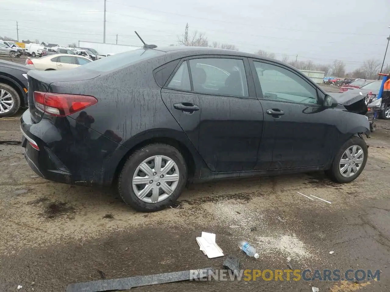 3 fotografías del automóvil dañado 3KPA24AD2PE616243 KIA RIO 2023