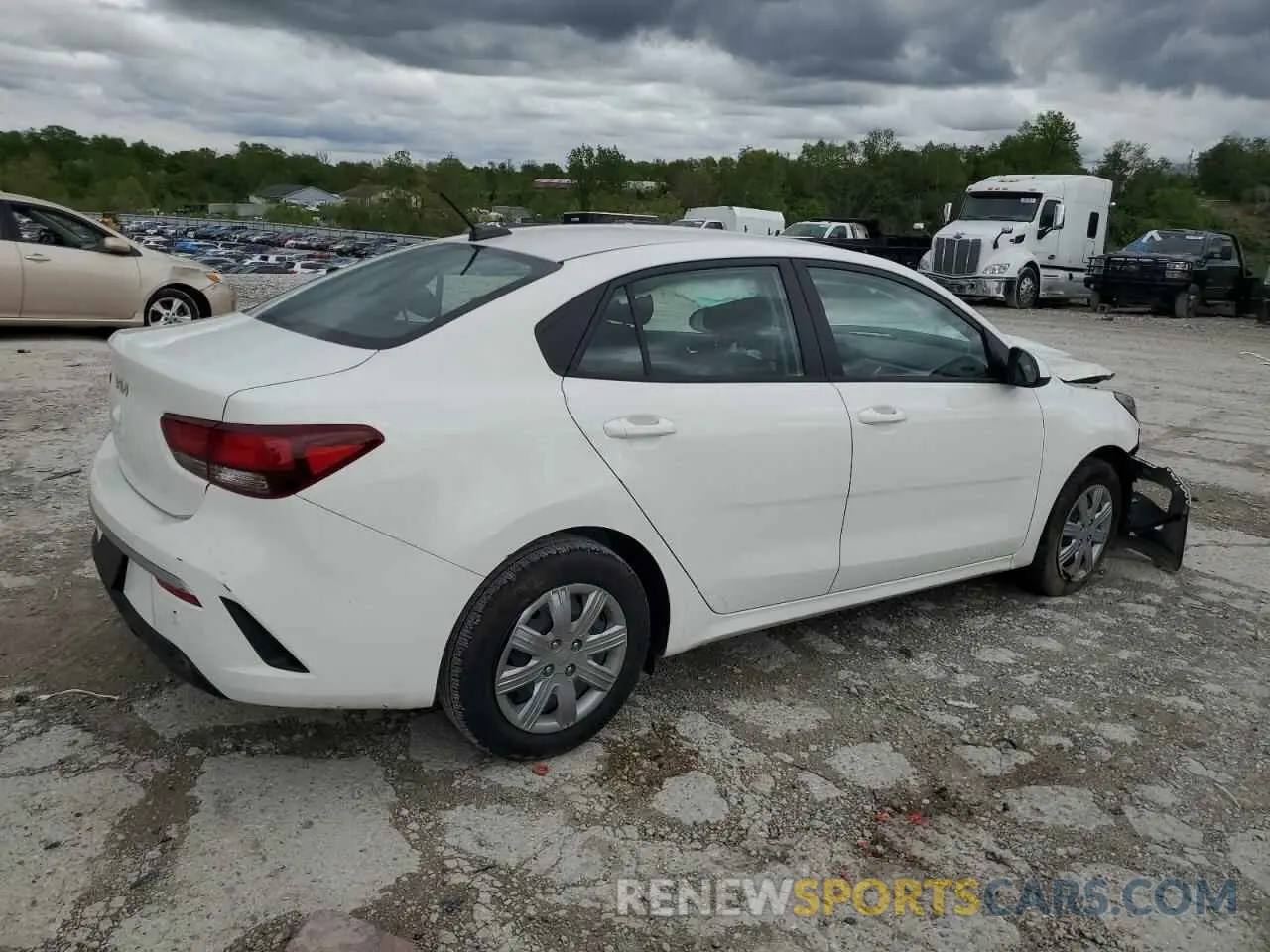 3 fotografías del automóvil dañado 3KPA24AD3PE533954 KIA RIO 2023