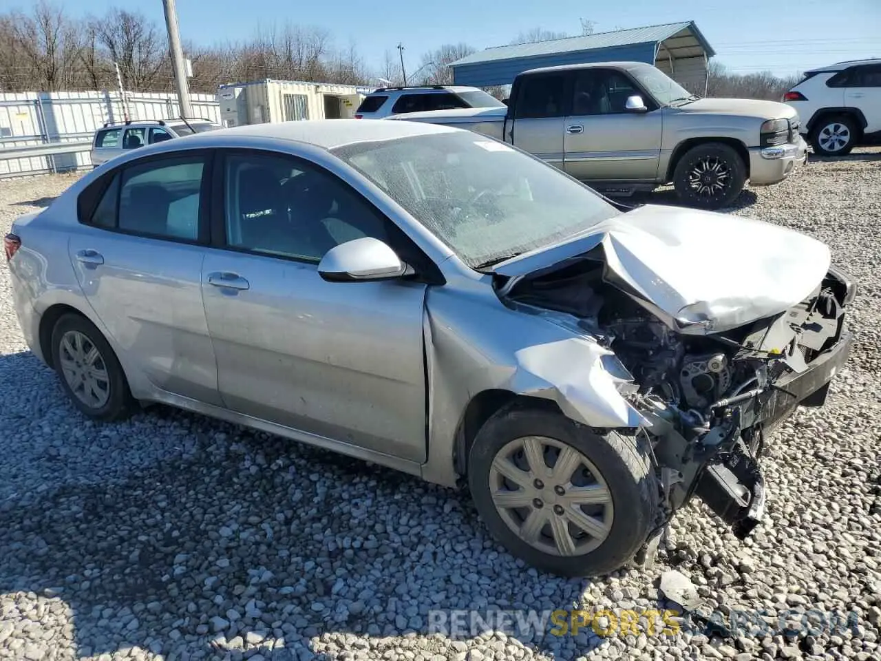 4 fotografías del automóvil dañado 3KPA24AD3PE613044 KIA RIO 2023