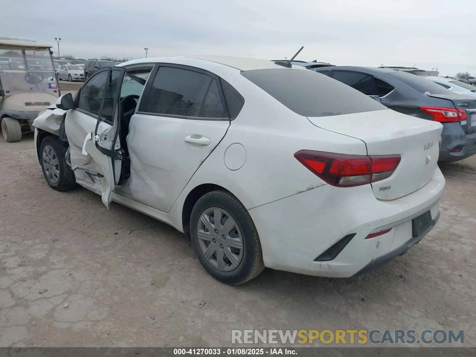 3 fotografías del automóvil dañado 3KPA24AD4PE554165 KIA RIO 2023