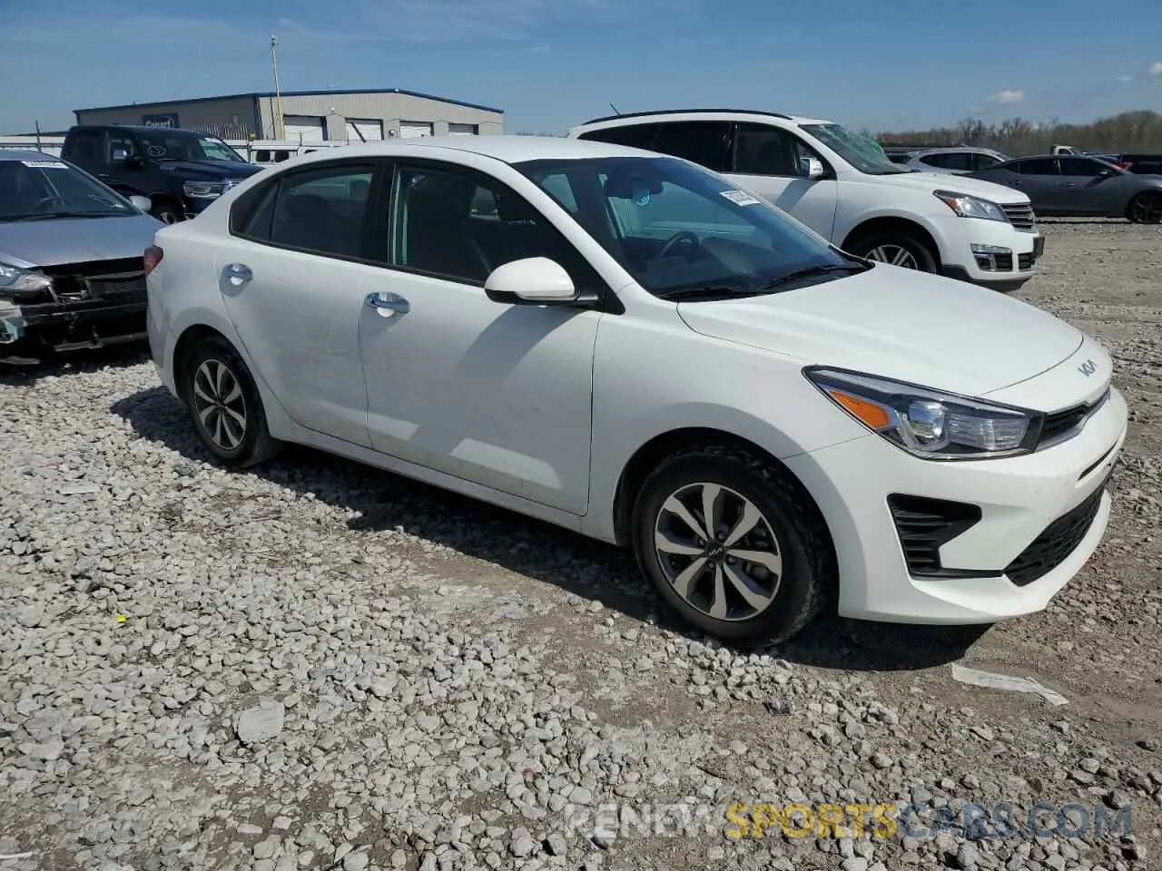 4 fotografías del automóvil dañado 3KPA24AD4PE572763 KIA RIO 2023
