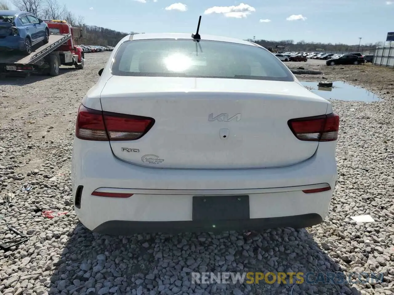6 fotografías del automóvil dañado 3KPA24AD4PE572763 KIA RIO 2023