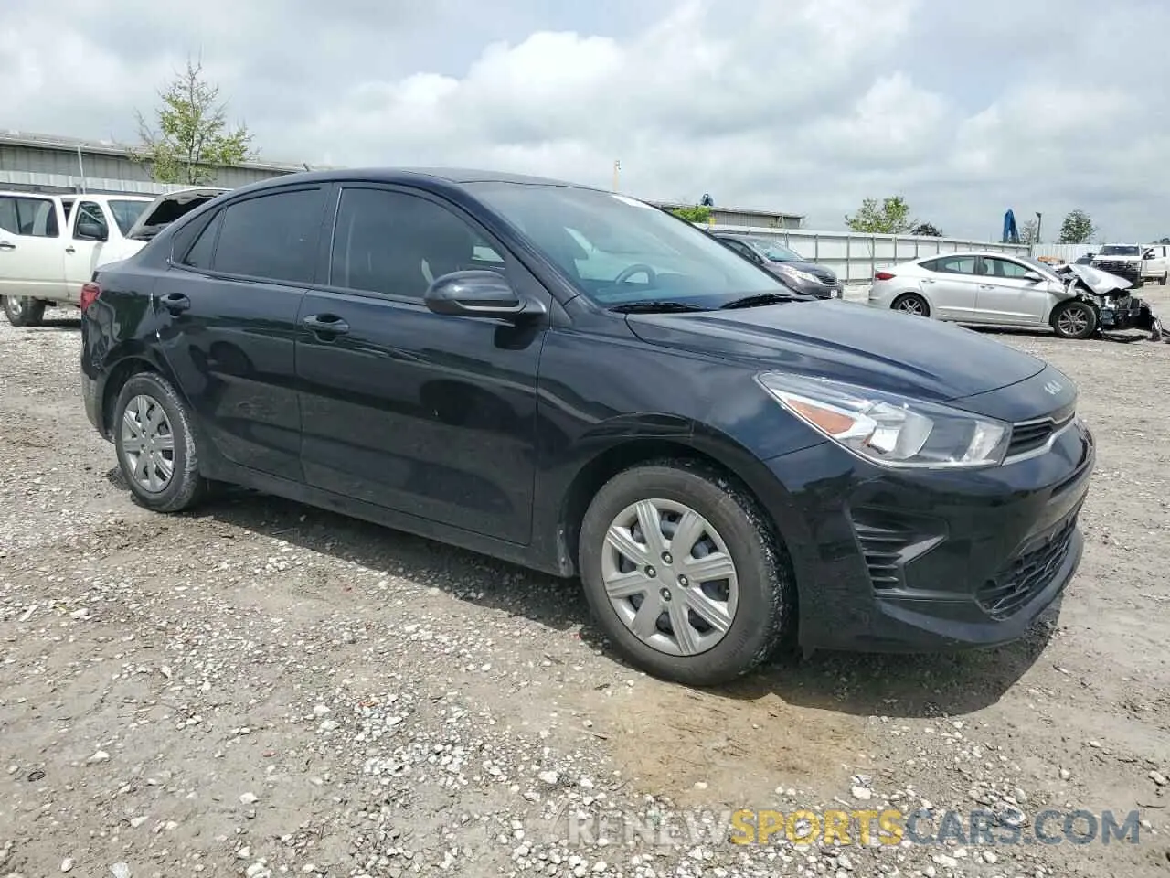 4 fotografías del automóvil dañado 3KPA24AD4PE598103 KIA RIO 2023