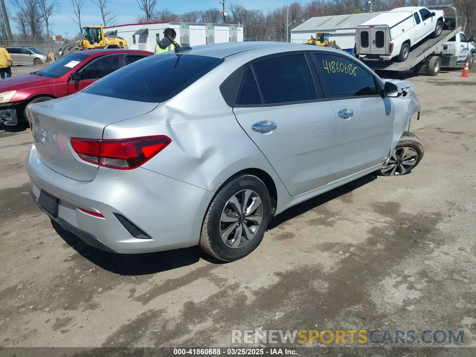 4 fotografías del automóvil dañado 3KPA24AD4PE602411 KIA RIO 2023