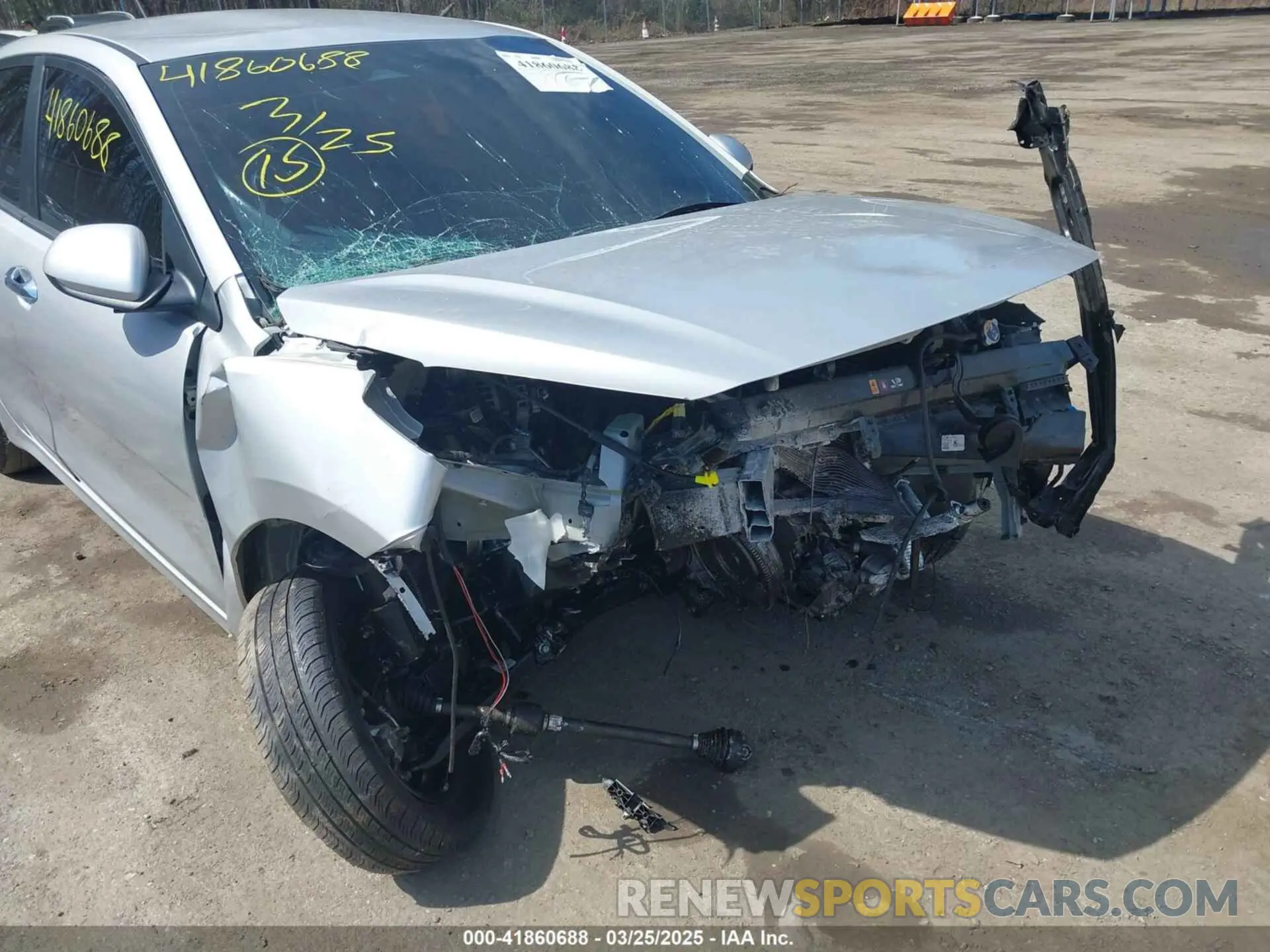 6 fotografías del automóvil dañado 3KPA24AD4PE602411 KIA RIO 2023