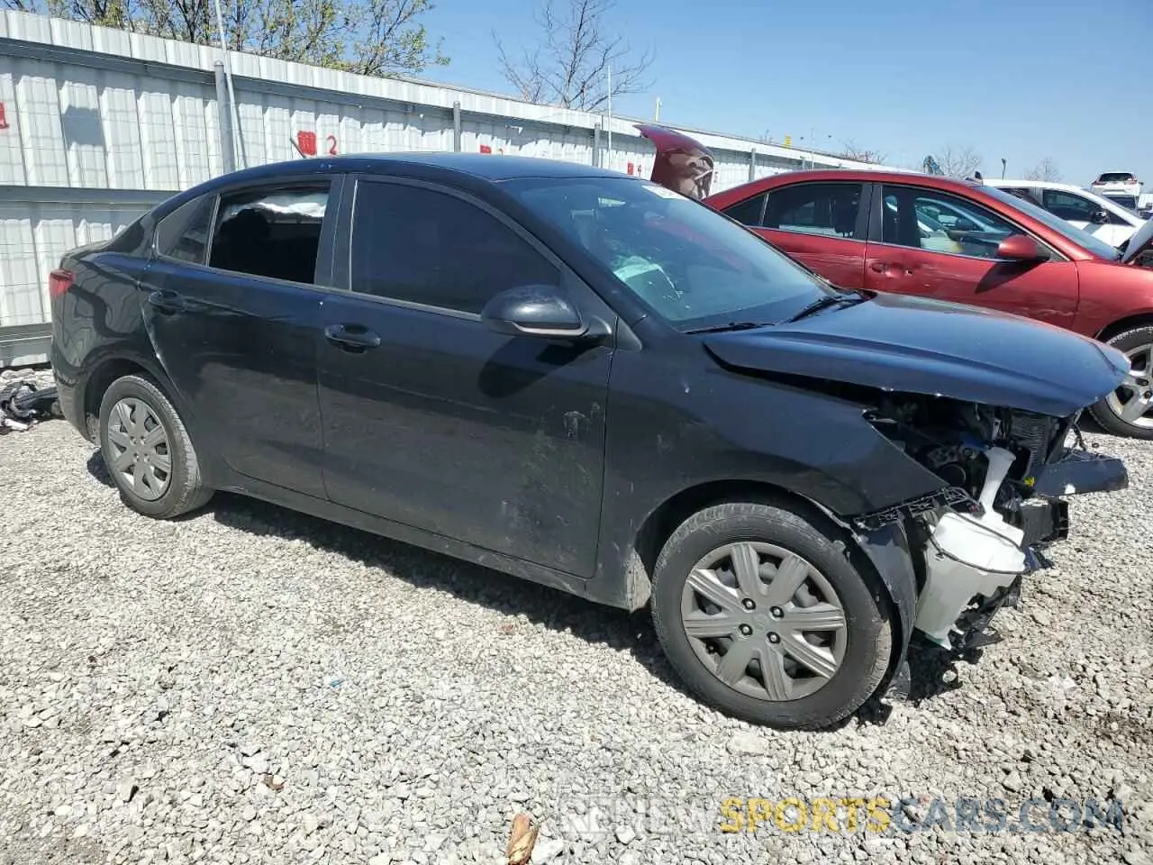 4 fotografías del automóvil dañado 3KPA24AD5PE514399 KIA RIO 2023